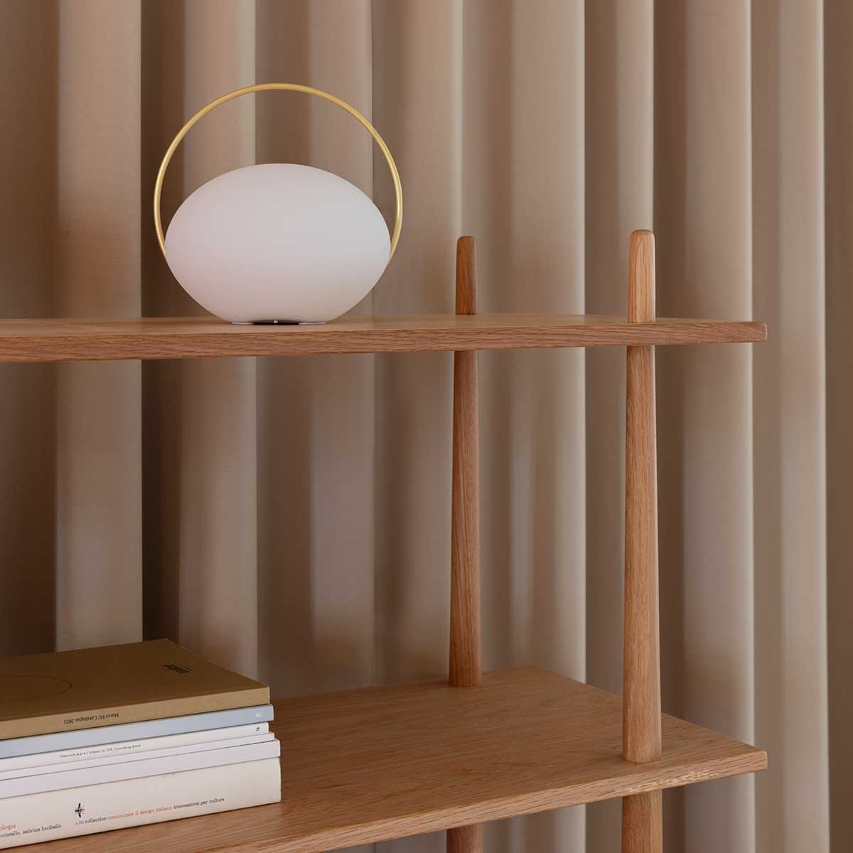 Tafellamp Orbit draagbaar Wit