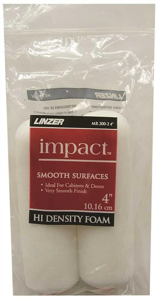 Linzer High Density Mini Foam Roller Cover ,4 In., 2 Per Pack - CPC Painting, Inc.