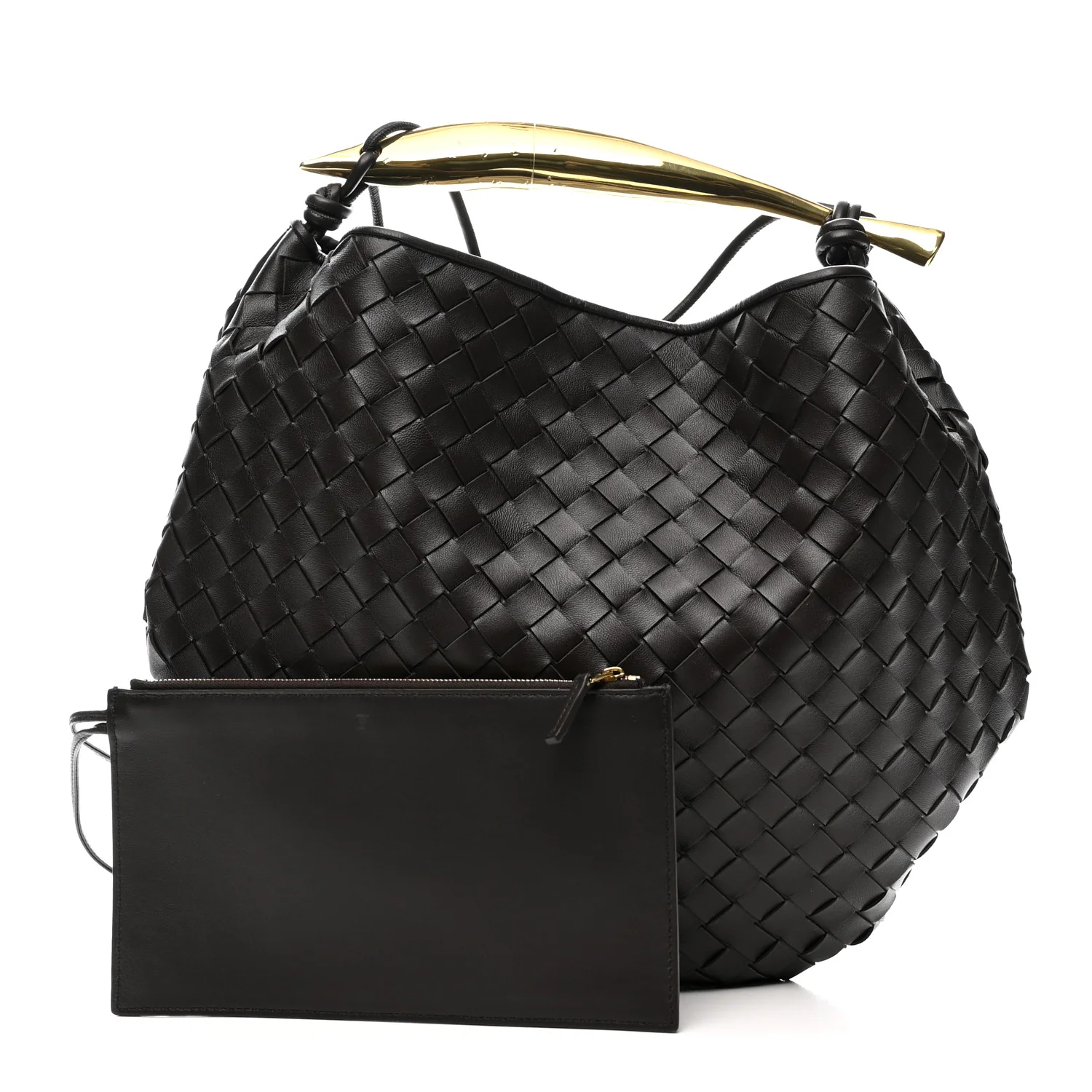 Nappa Intrecciato Medium Sardine Bag Fondant