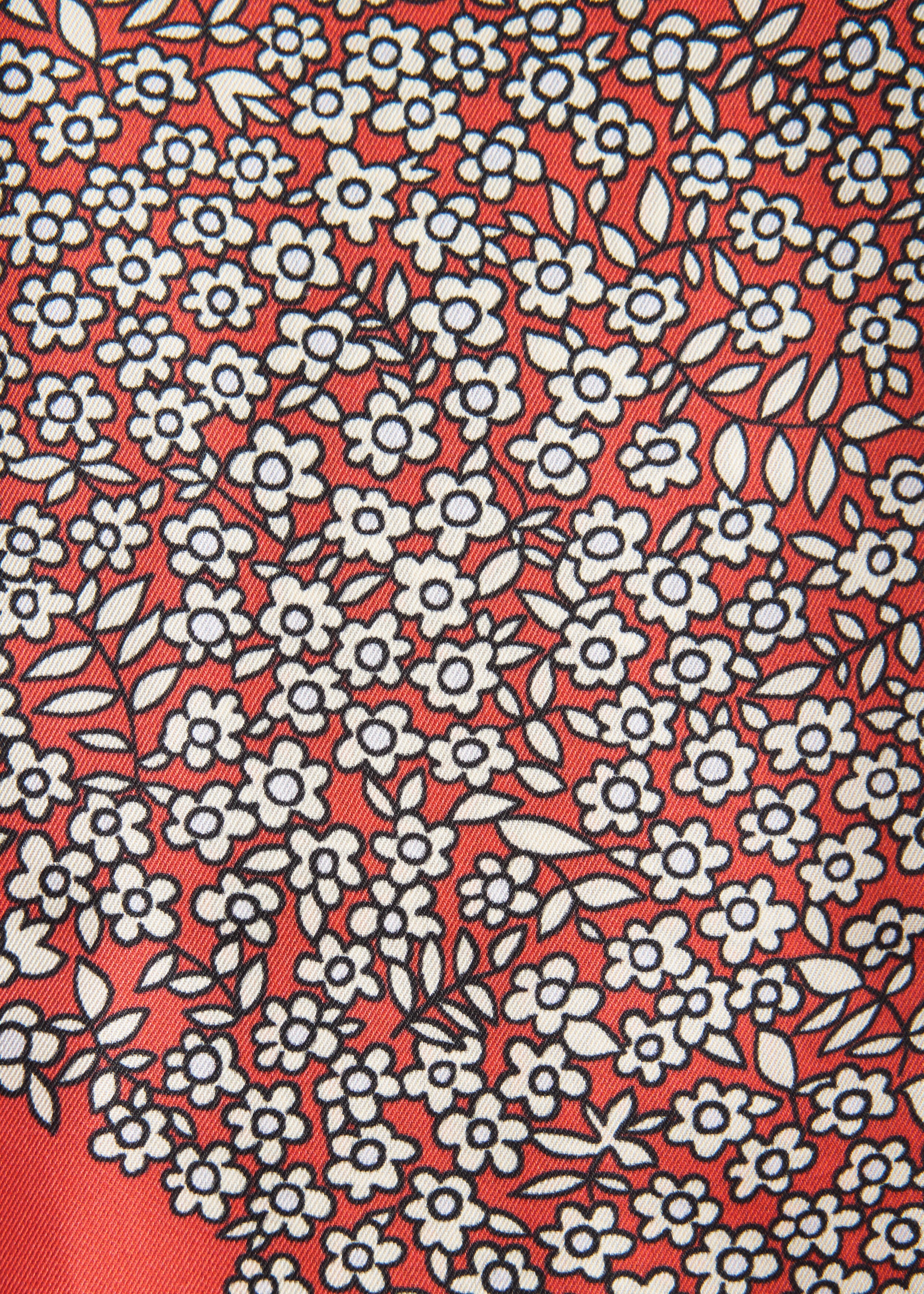 & Other Stories SLIM SILK PRINT SCARF
