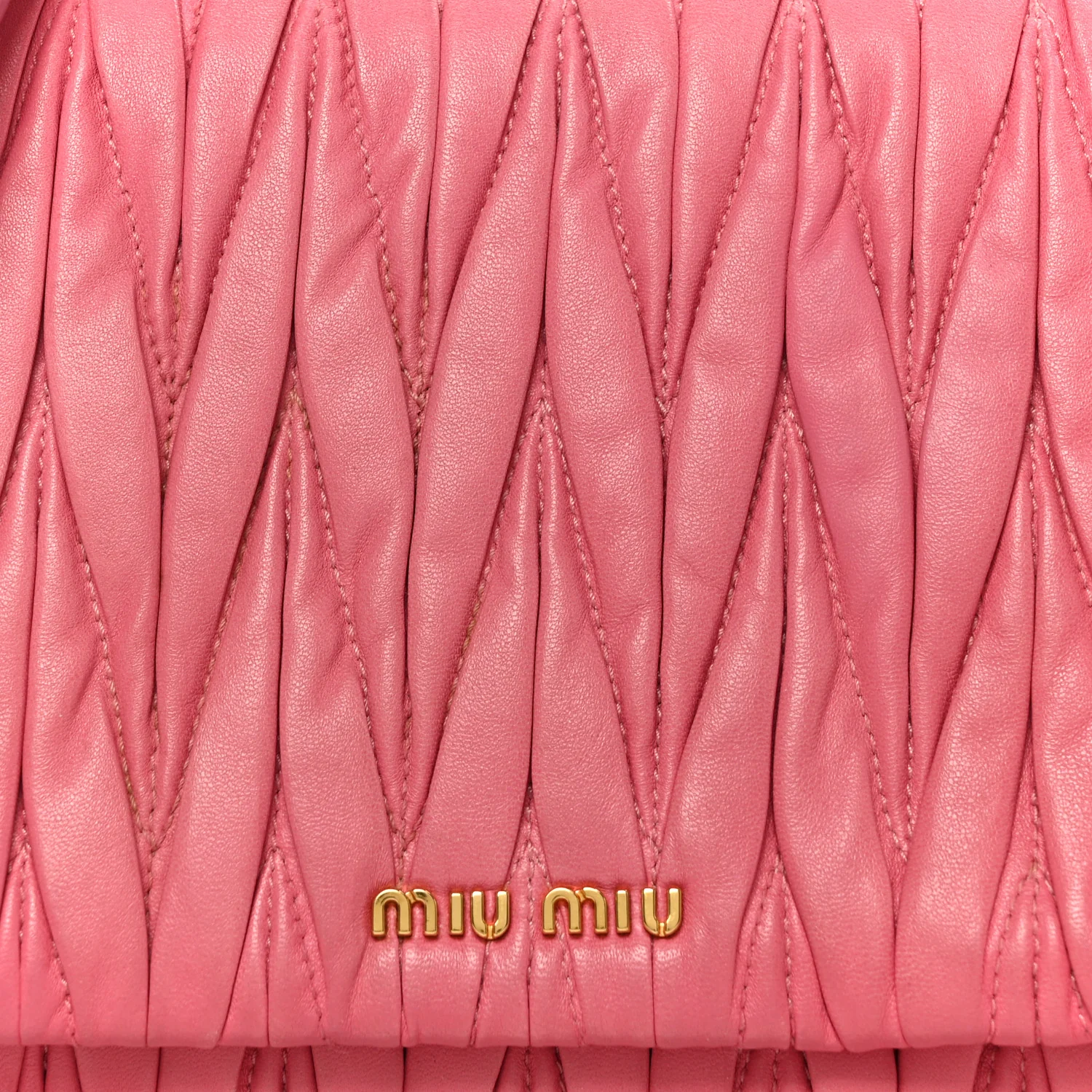 Nappa Matelasse Chain Crossbody Geranio - Top Club