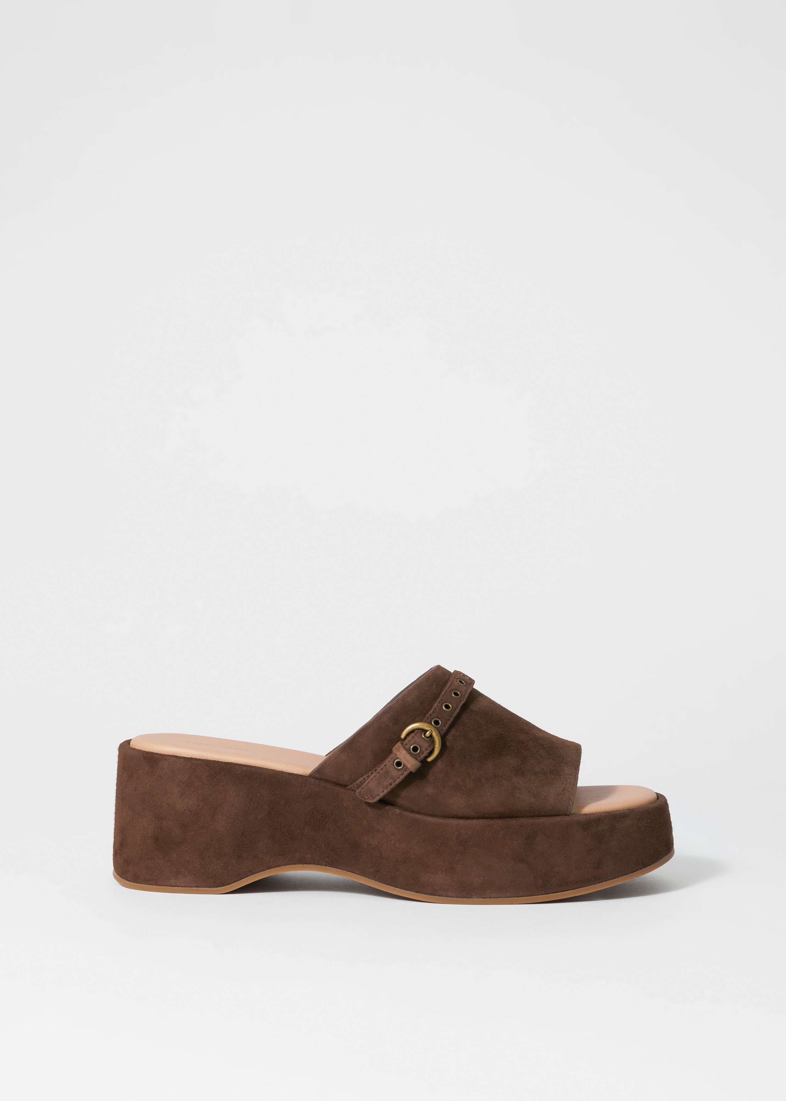 & Other Stories SUEDE PLATFORM MULES