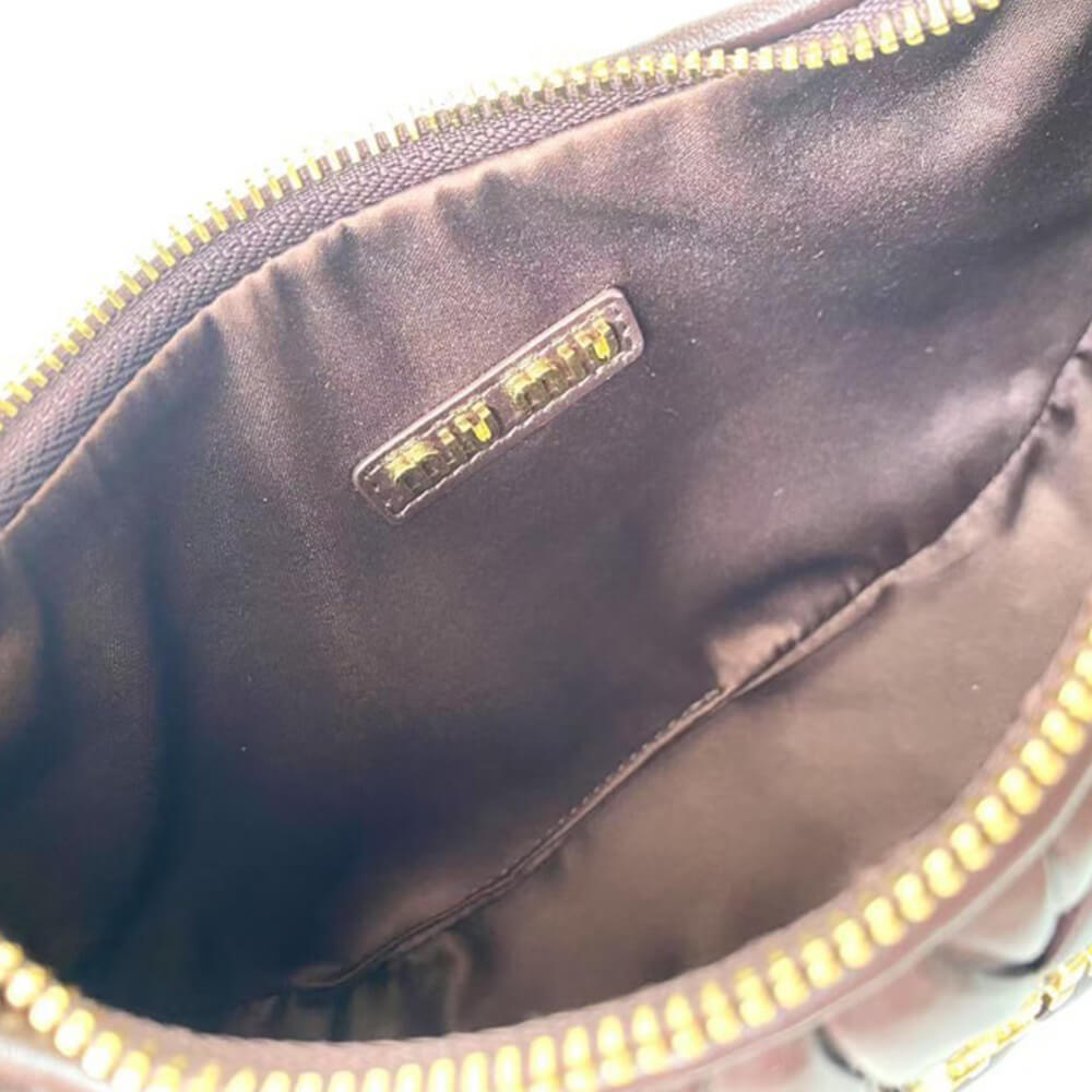 Small Wander matelasse nappa leather hobo bag(HIGH-END GRADE) - Top Club