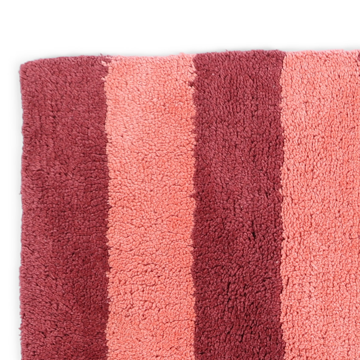 Badmat Stripe 50x70 cm blush/bordeaux