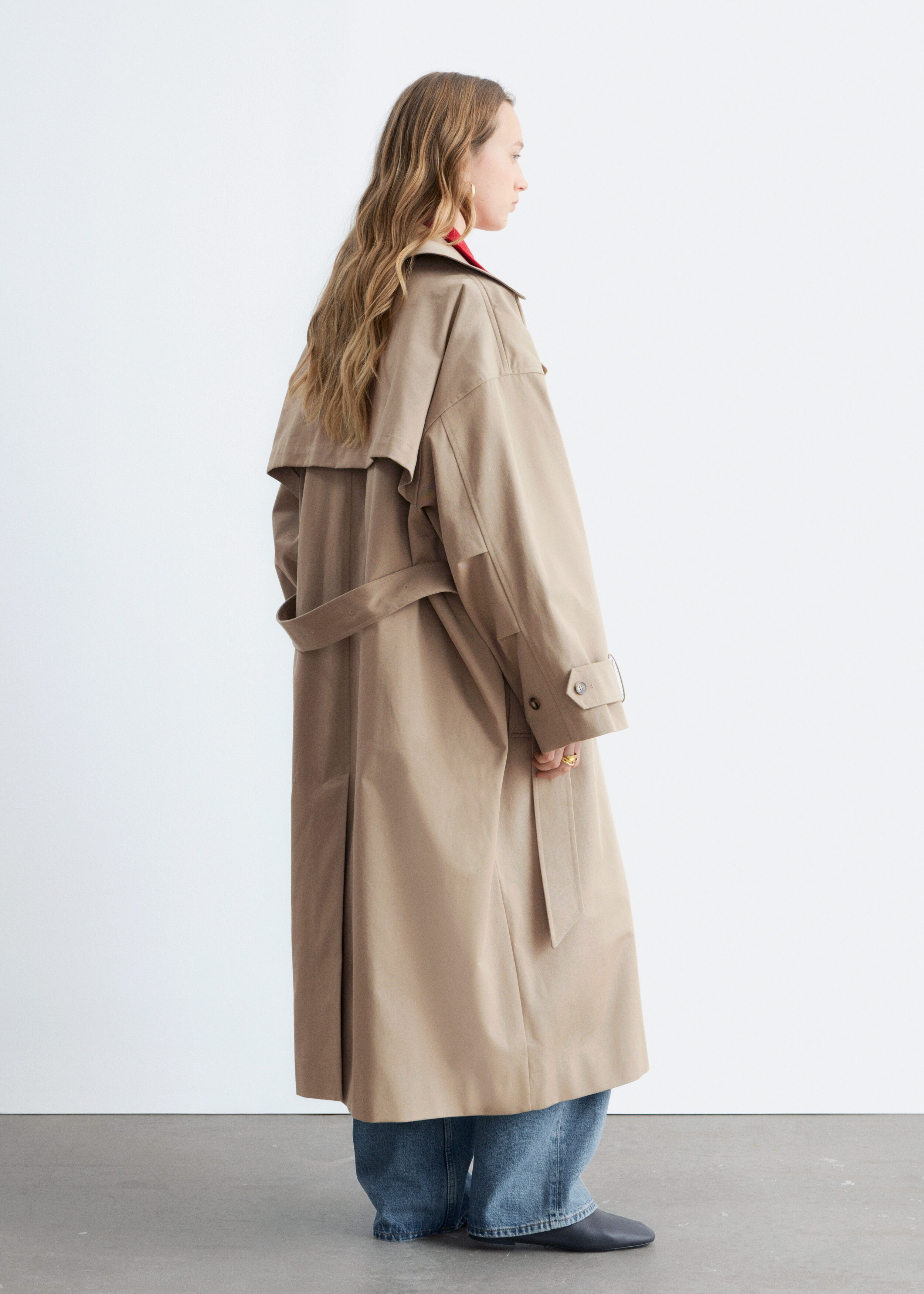 & Other Stories DOUBLE-BREASTED TRENCH COAT