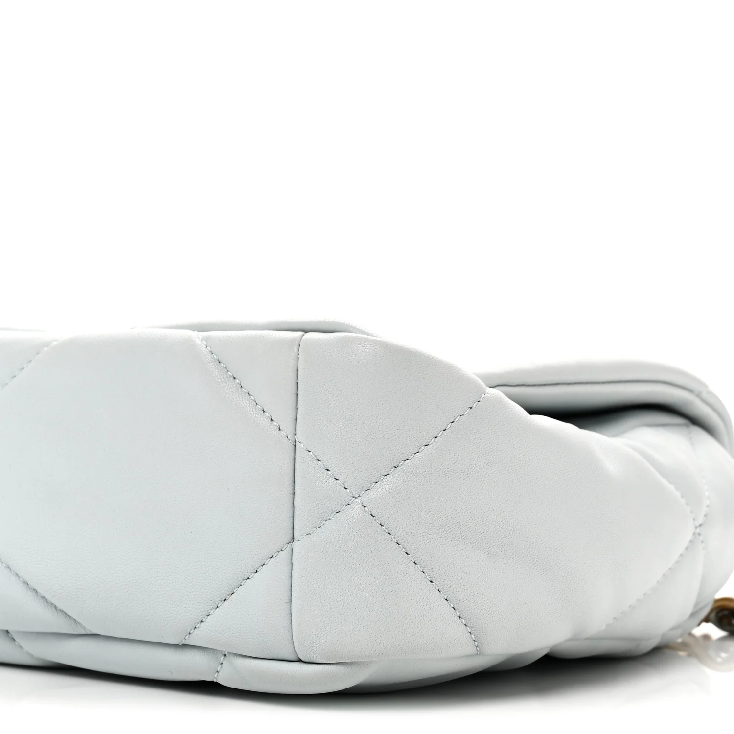 Lambskin Quilted Medium Chanel 19 Flap Light Blue - Top Club