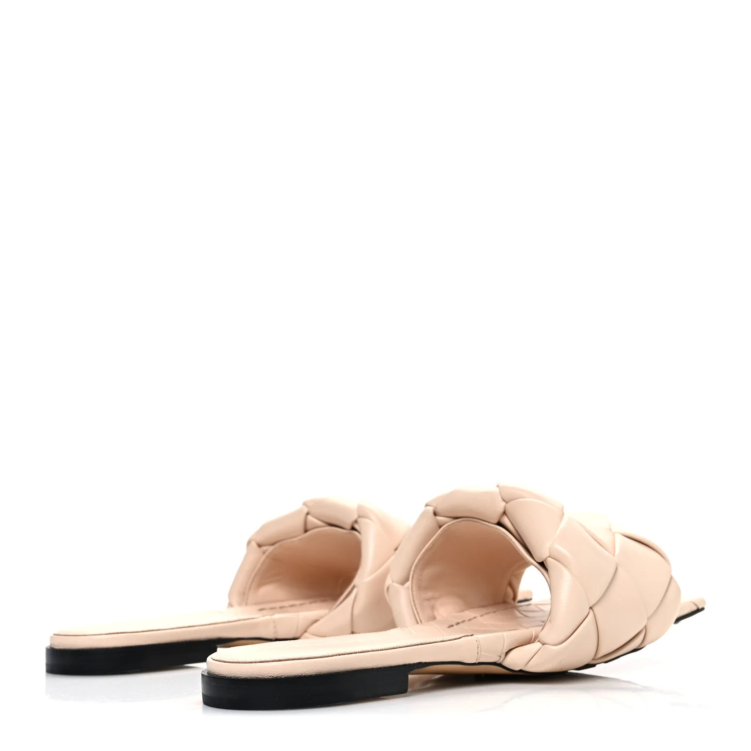 Nappa Maxi Intrecciato Lido Flat Sandals 40 Bandage - Top Club