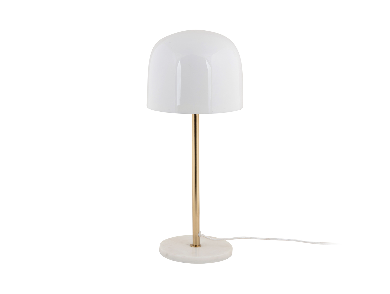 Table lamp Manta enamel white