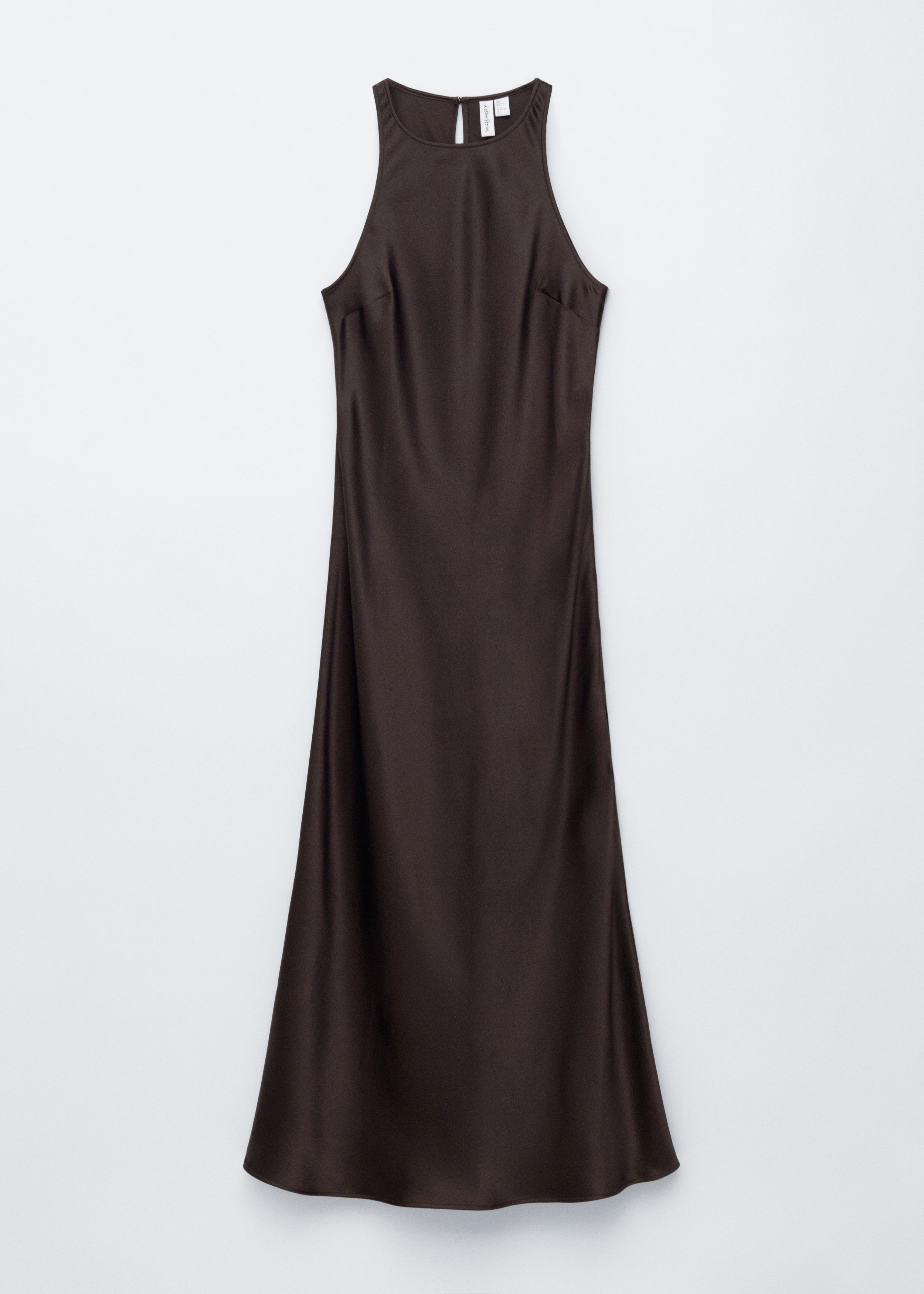 & Other Stories SLEEVELESS SATIN MIDI DRESS