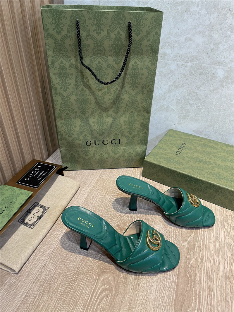 gucci gg high heel slippers sandals - Sneaker Replica Workshop