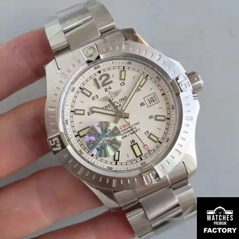 Breitling Colt Automatic 44MM A1738811-G791 GF Factory White Dial
