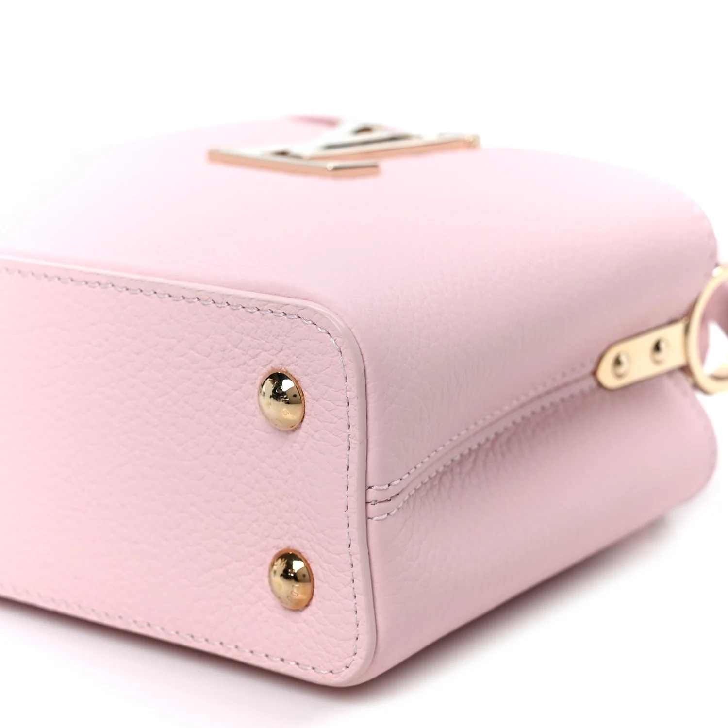 Taurillon Marble Capucines Mini Pink - Top Club