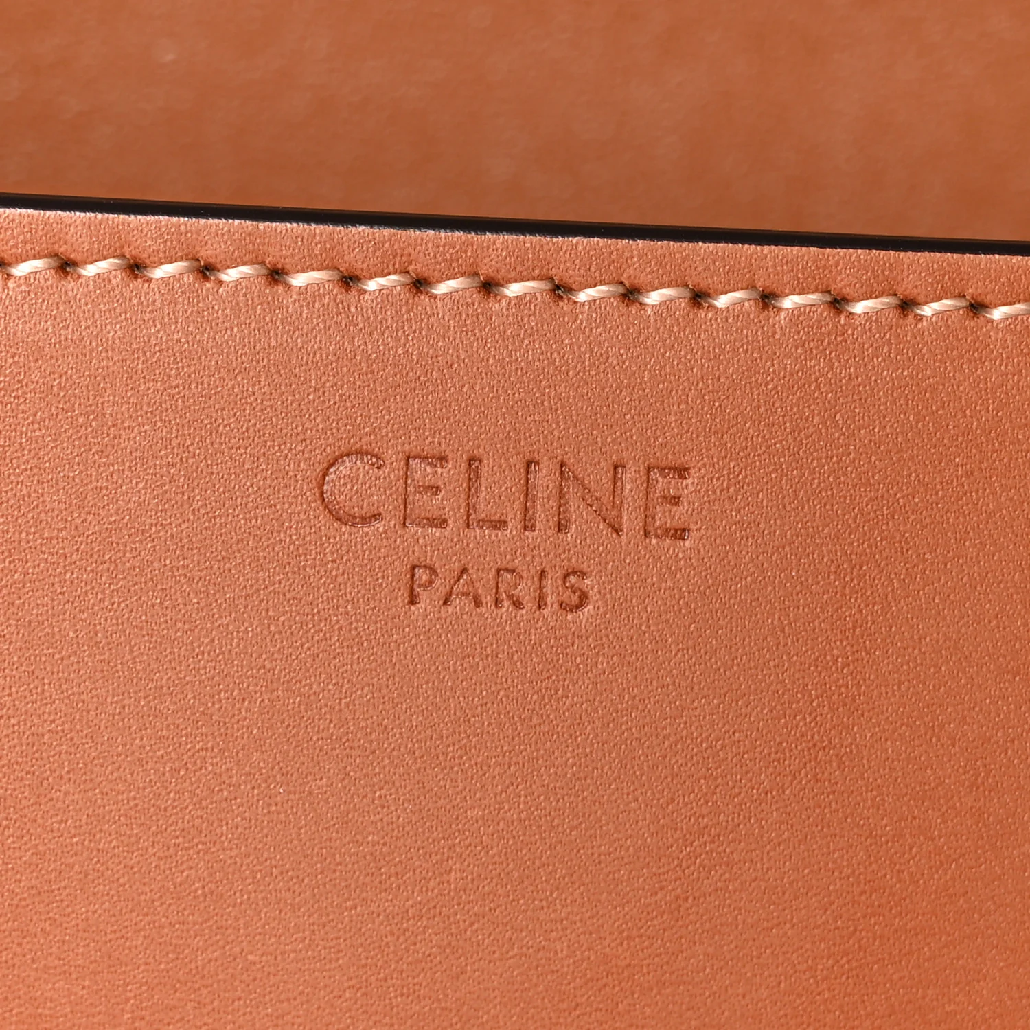 Natural Calfskin Triomphe Shoulder Bag Tan - Top Club