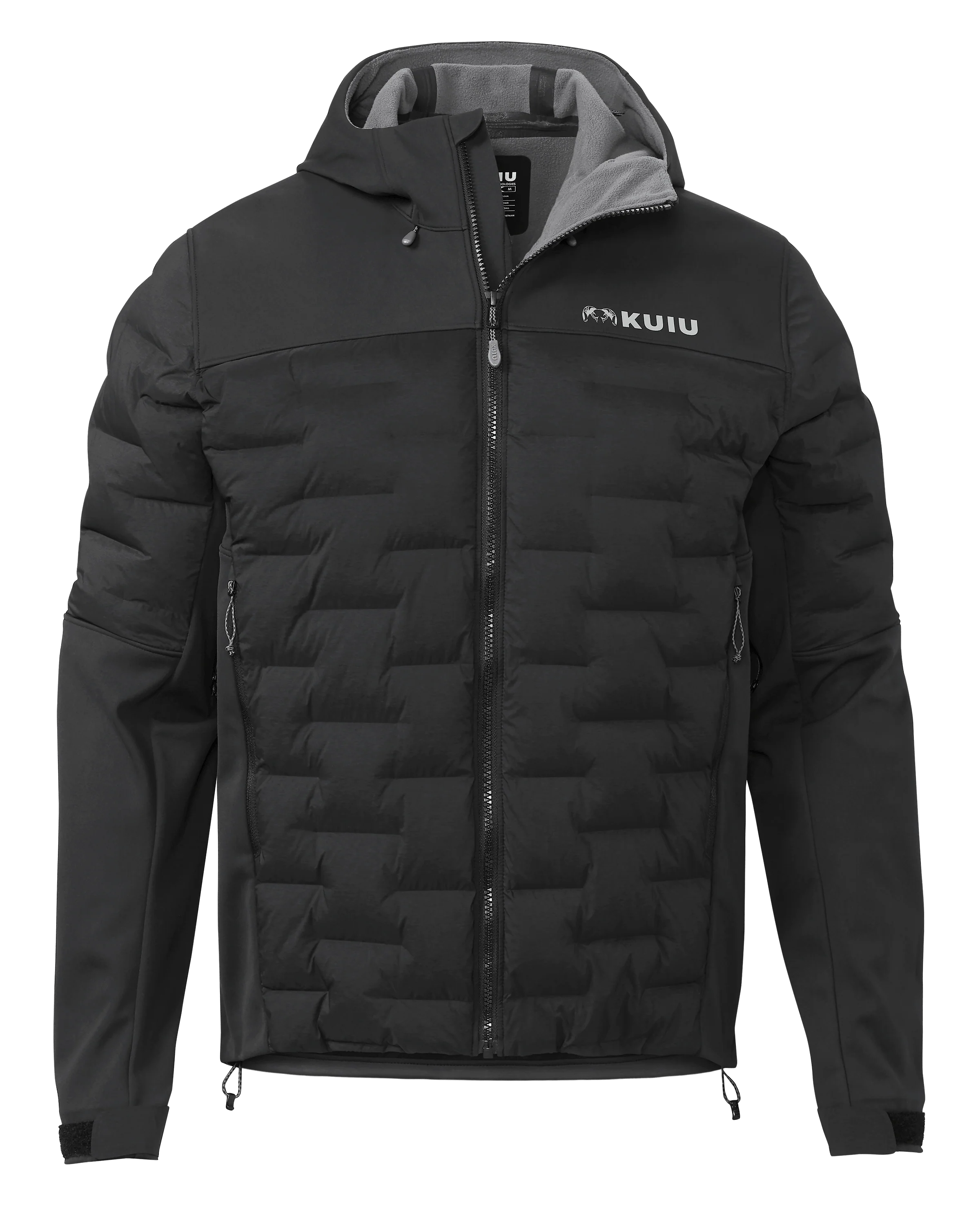 Axis Thermal Hybrid Hooded Jacket | Carbon