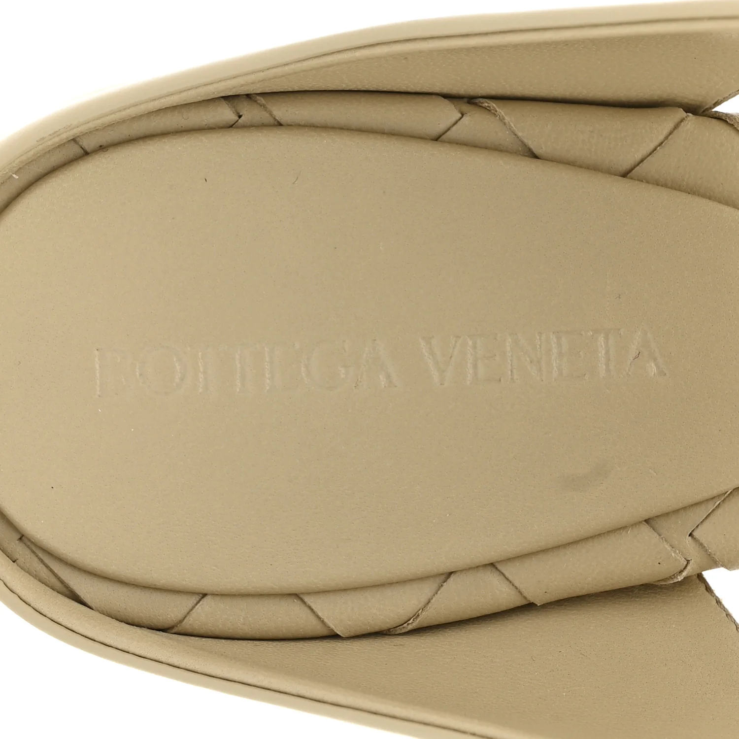 Cushion Lux Marella Thong Sandals 39.5 Light Butterscotch - Top Club