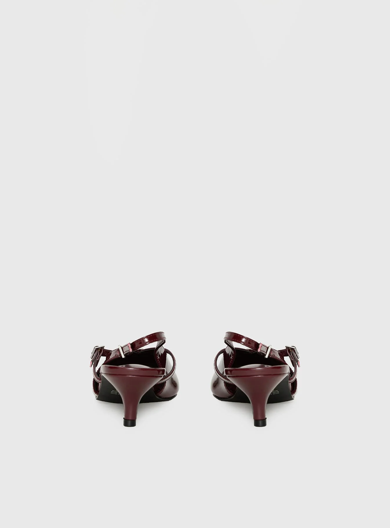 Therapy Irving Slingback Heels Burgundy