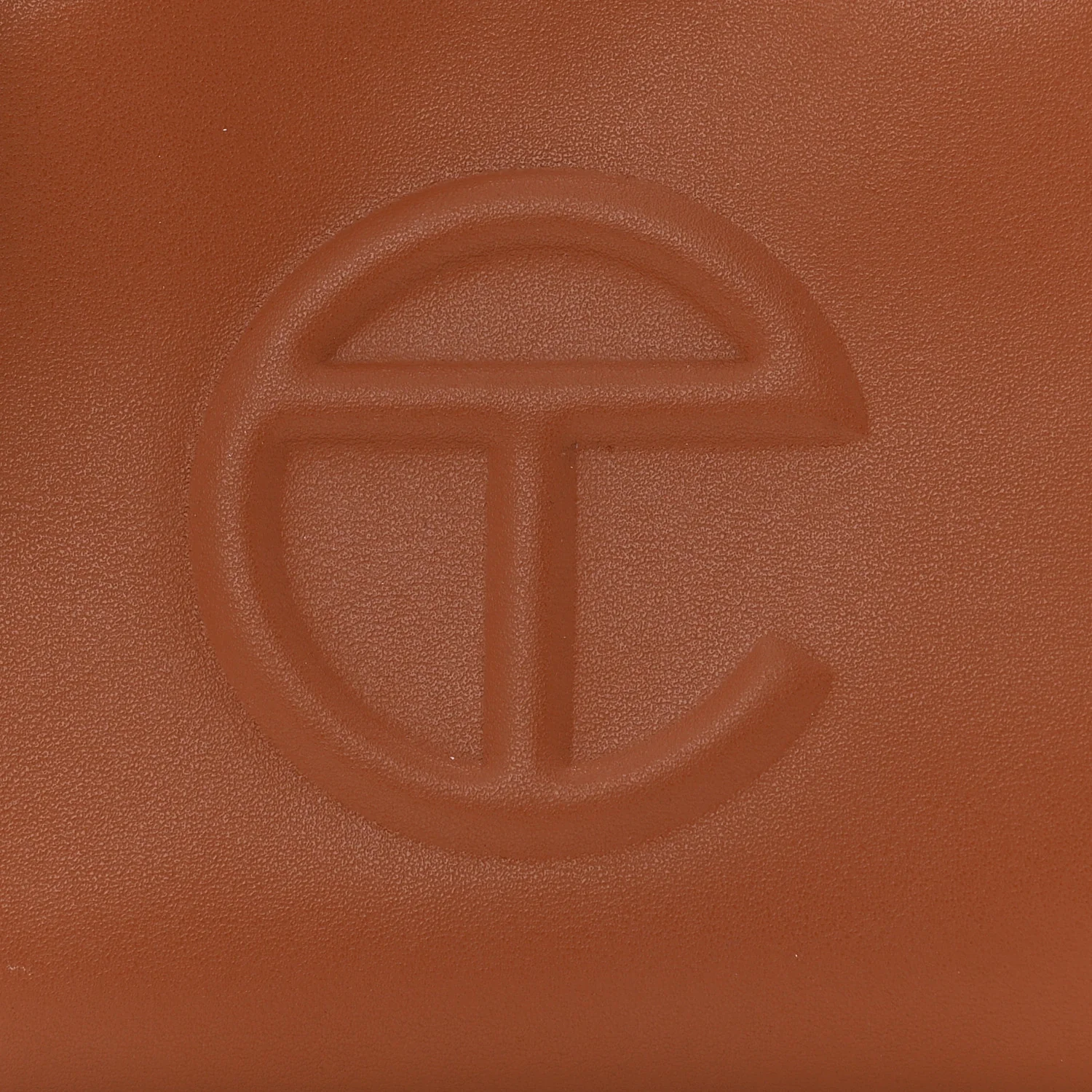 Vegan Leather Small Shopping Bag Tan - Top Club