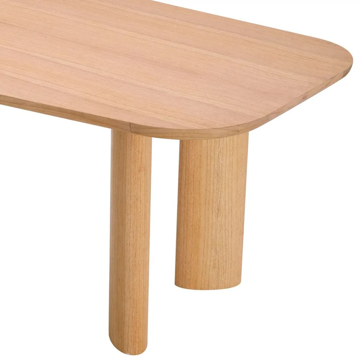 Luxury dining table natural colors 248 x 100 x H. 76.5 cm - Rectangular solid wood kitchen table - Dining room furniture - Kitchen furniture - Luxury furniture - Luxury furnishings - Luxury quality