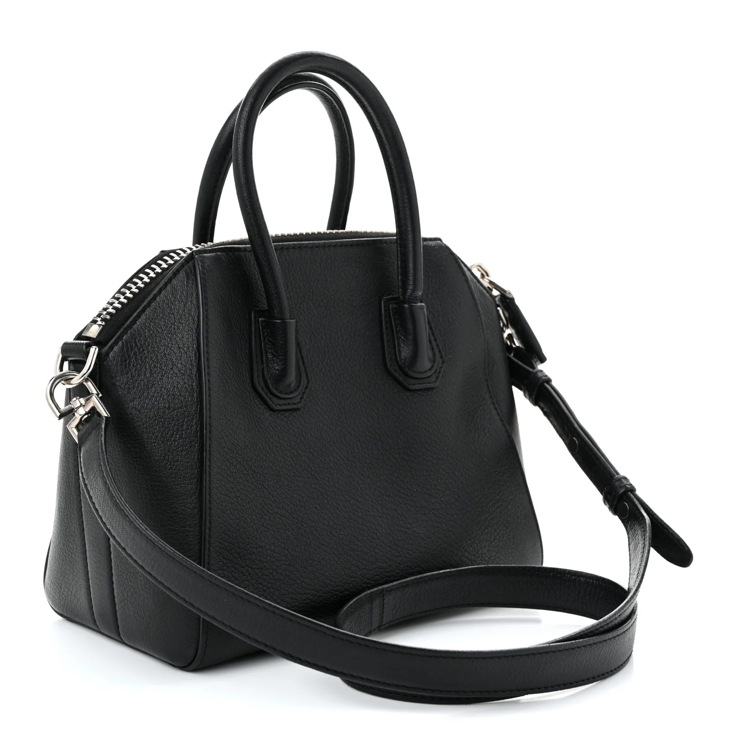 Sugar Goatskin Mini Antigona Black - Top Club