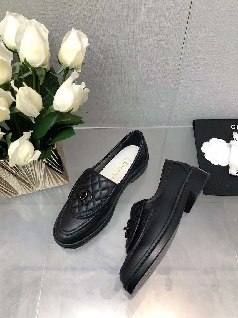Chanel Women's G45474 Fashion Loafers Moccasins Lambskin C90401 - Sneaker Replica Workshop