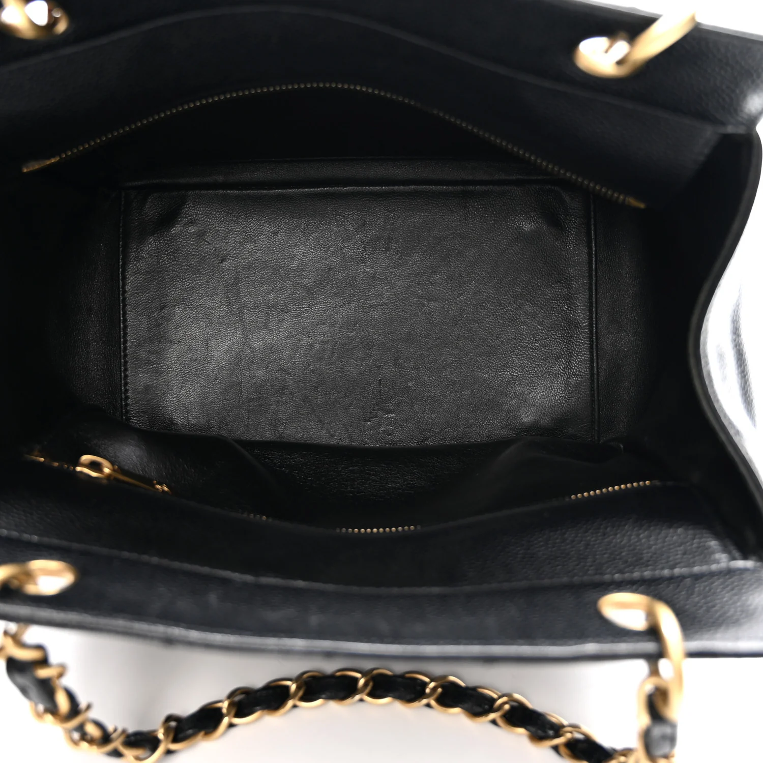 Caviar Quilted Petit Timeless Tote PTT Black - Top Club