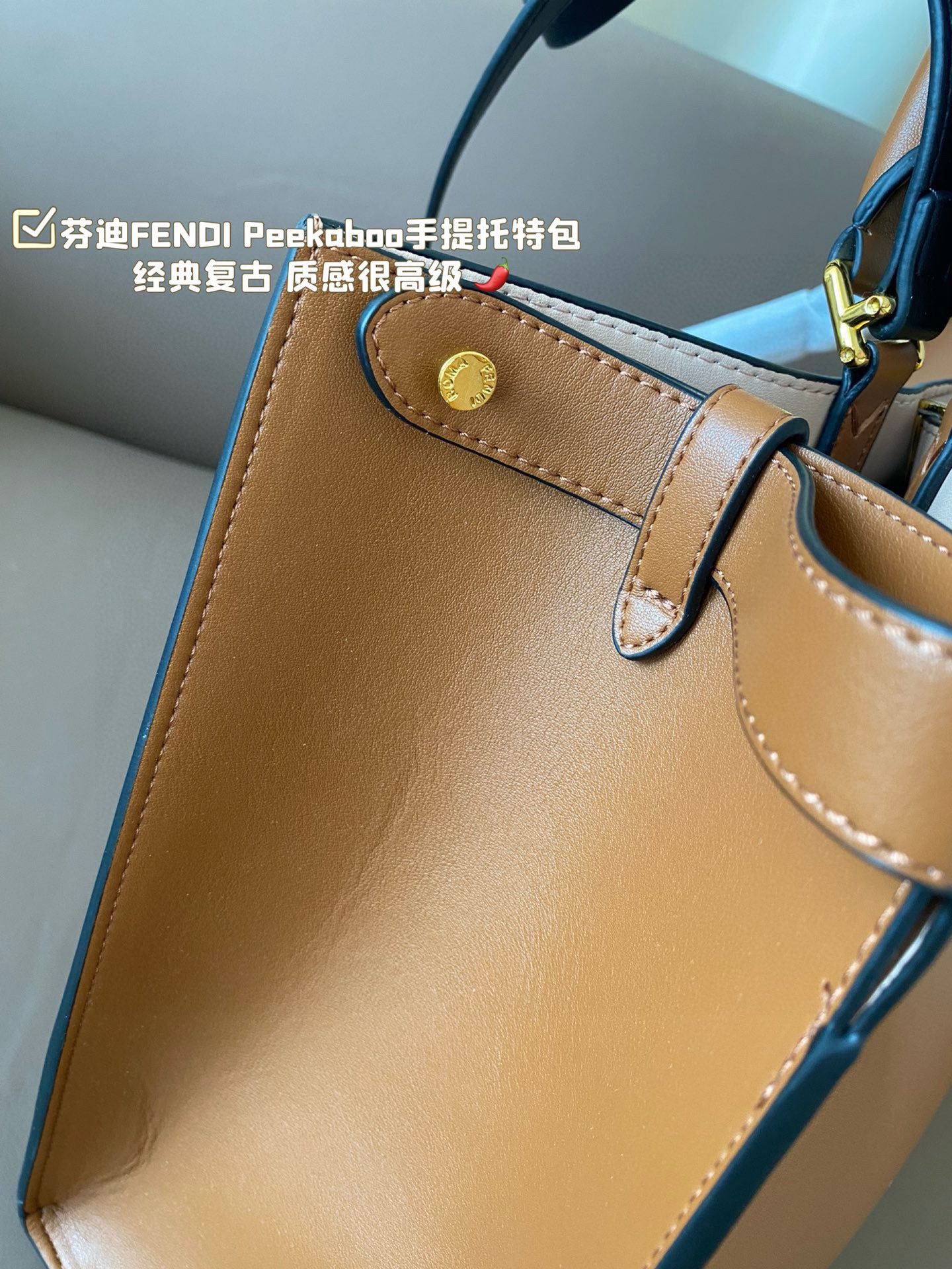 Fen new arrival Peekaboo tote bag size: 42*28 cm - Top Club