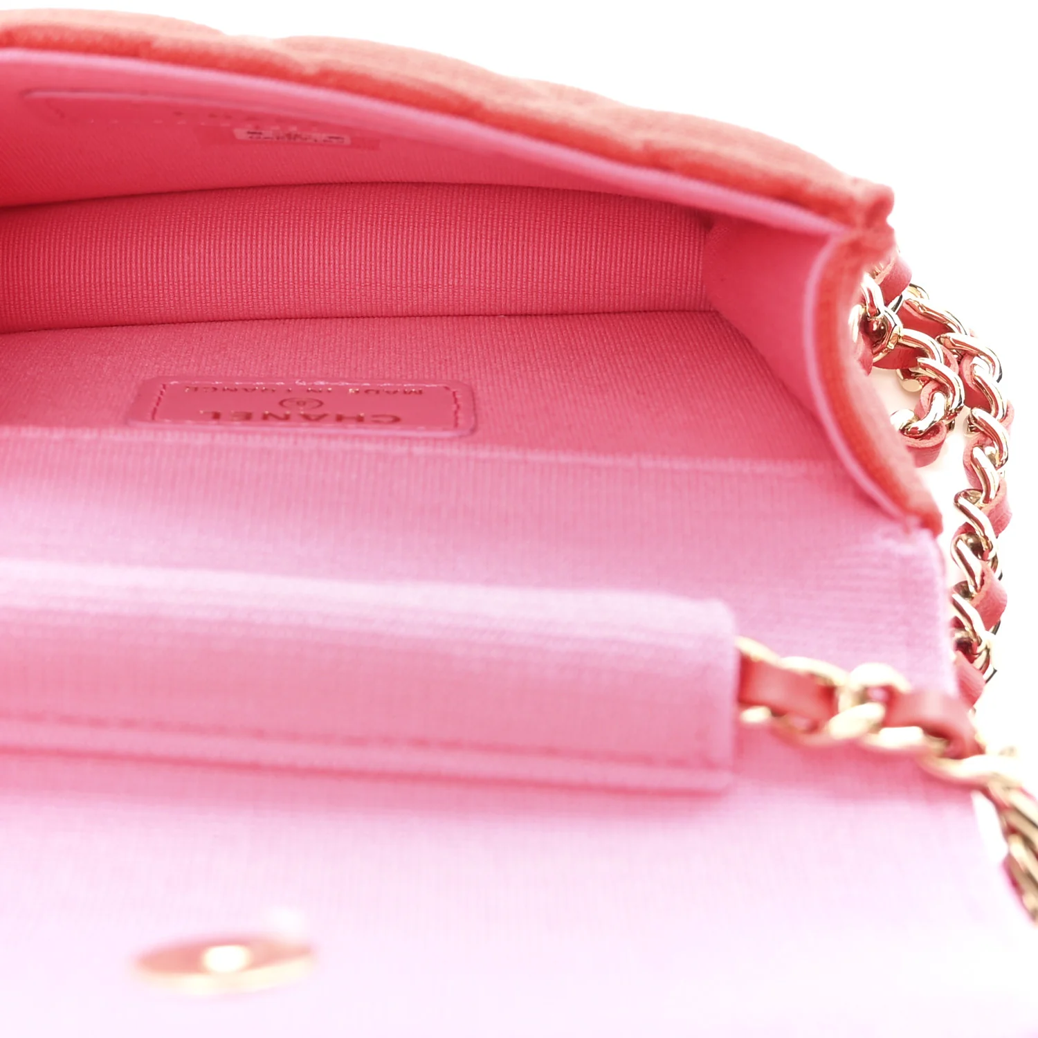Jersey Quilted Micro Mini Flap Red - Top Club