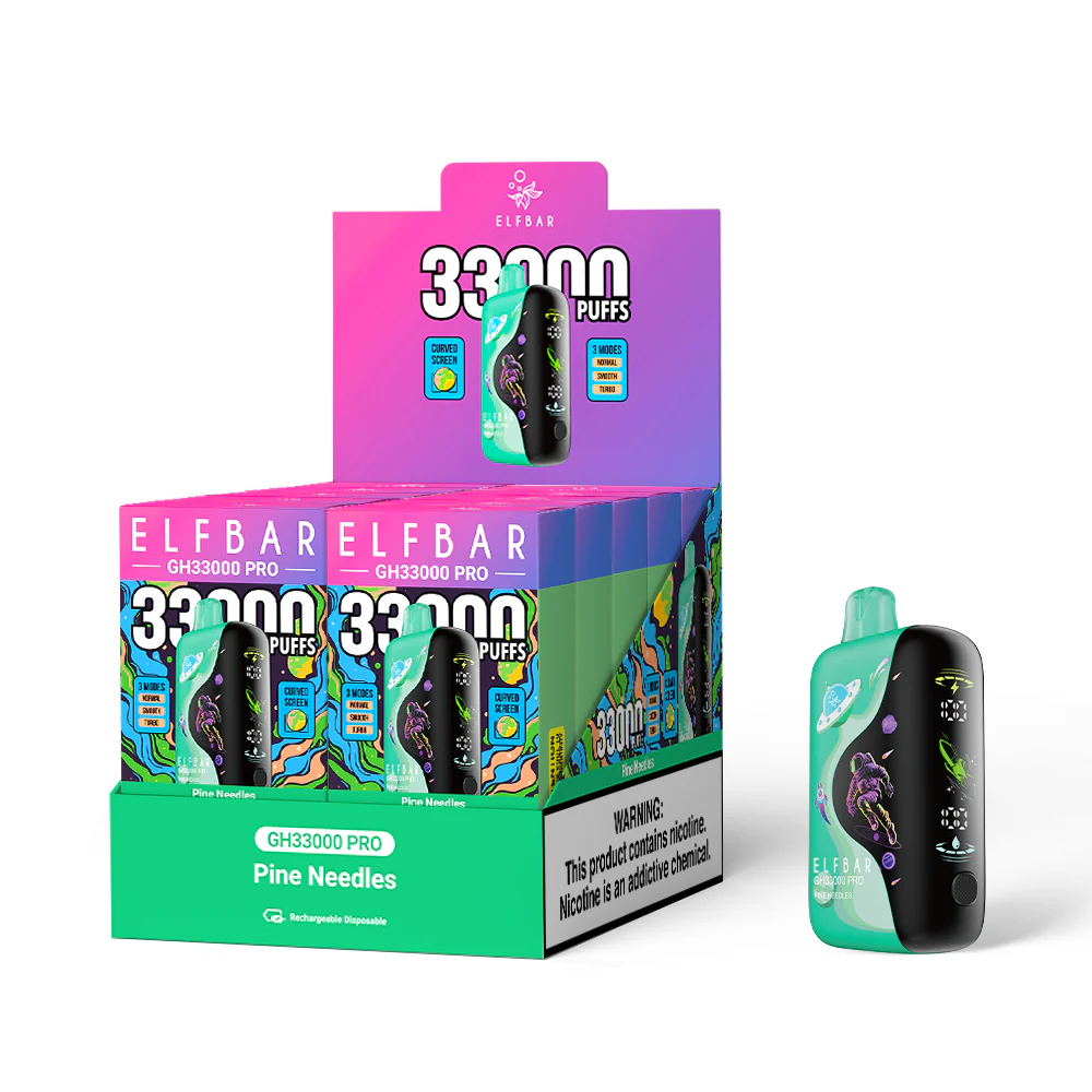 ELFBAR GH33000 PRO Rechargeable Disposable Vape (All Flavours)