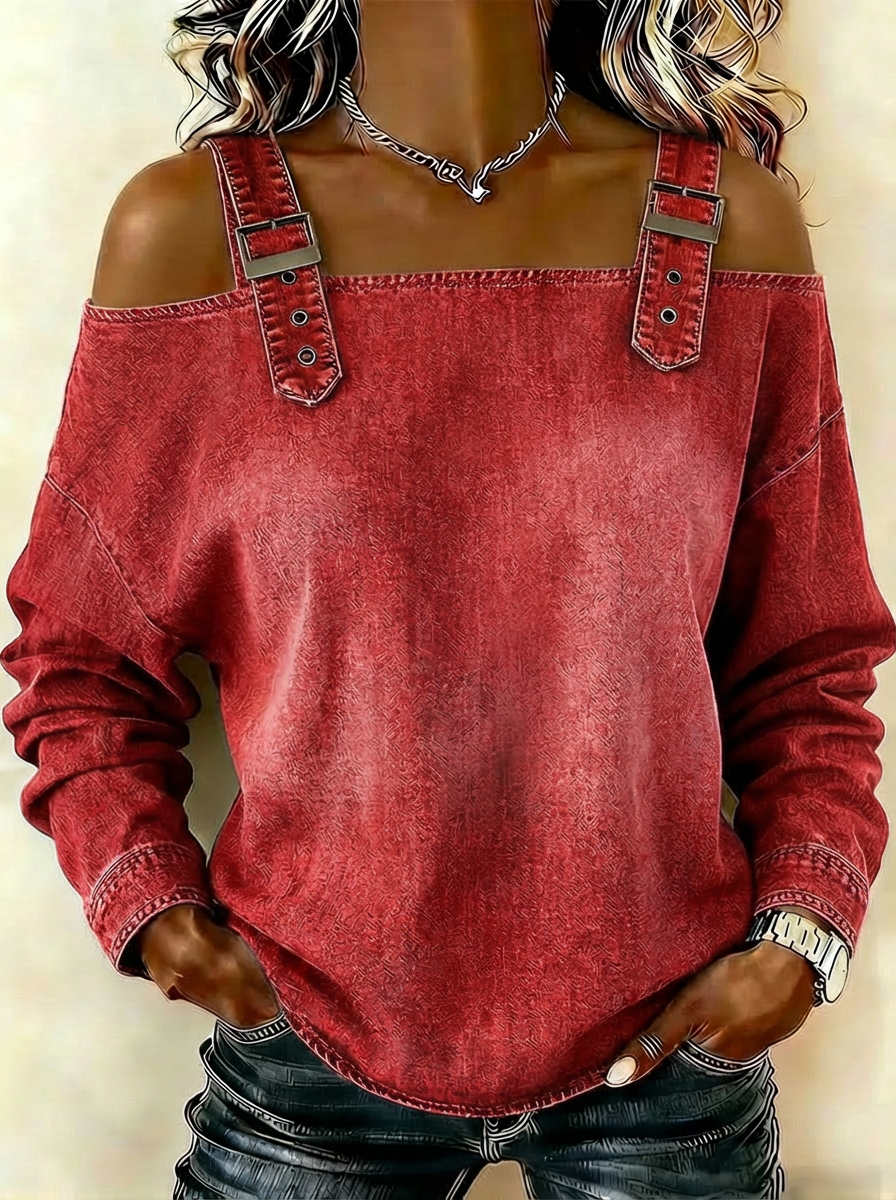 Women's sleeveless denim shirt - Nordfashionstorm - Women's Clothing, Fashion for You - Nordfashionstorm.com