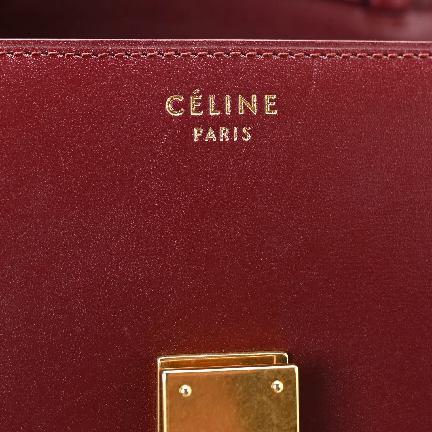 Box Calfskin Small Classic Box Flap Bag Burgundy - Top Club