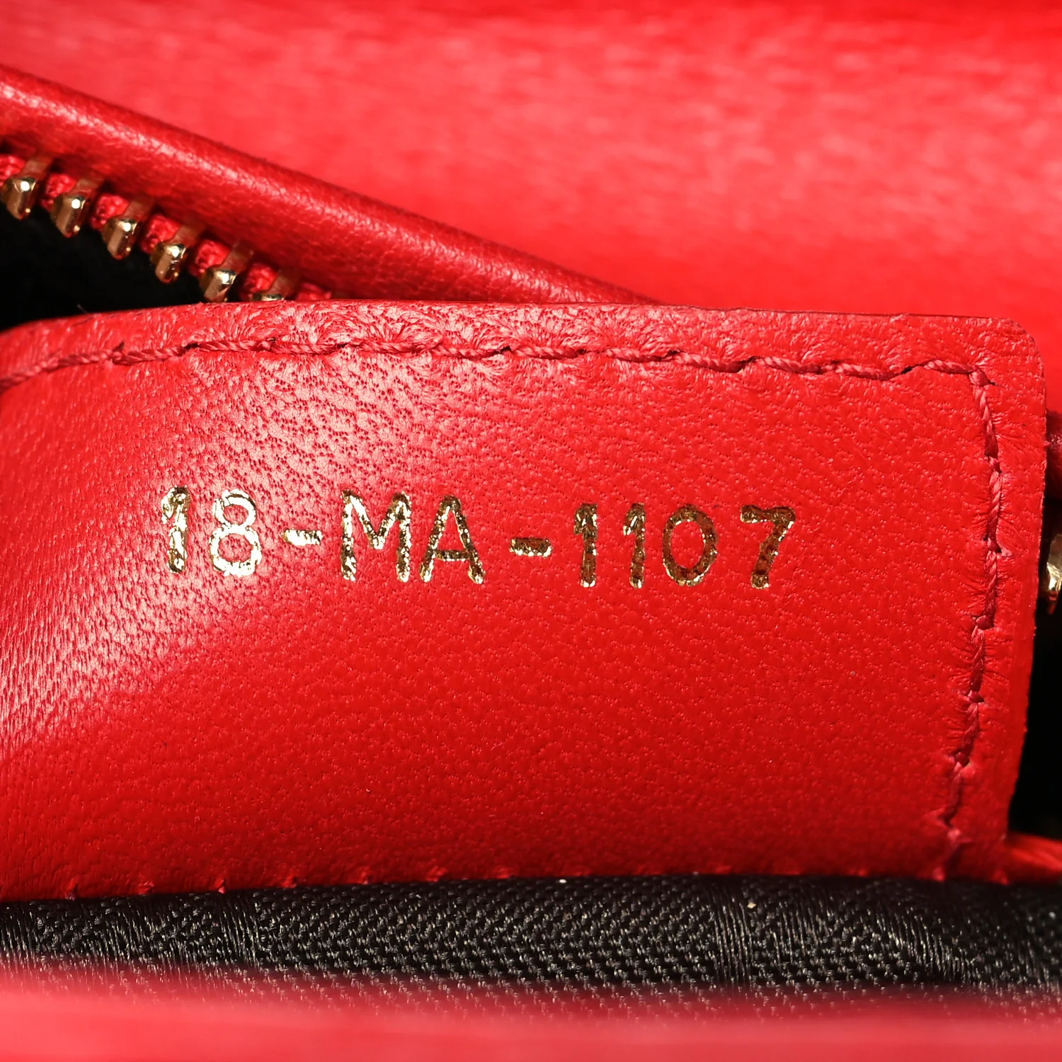 Lambskin Cannage Medium Lady Dior Red - Top Club