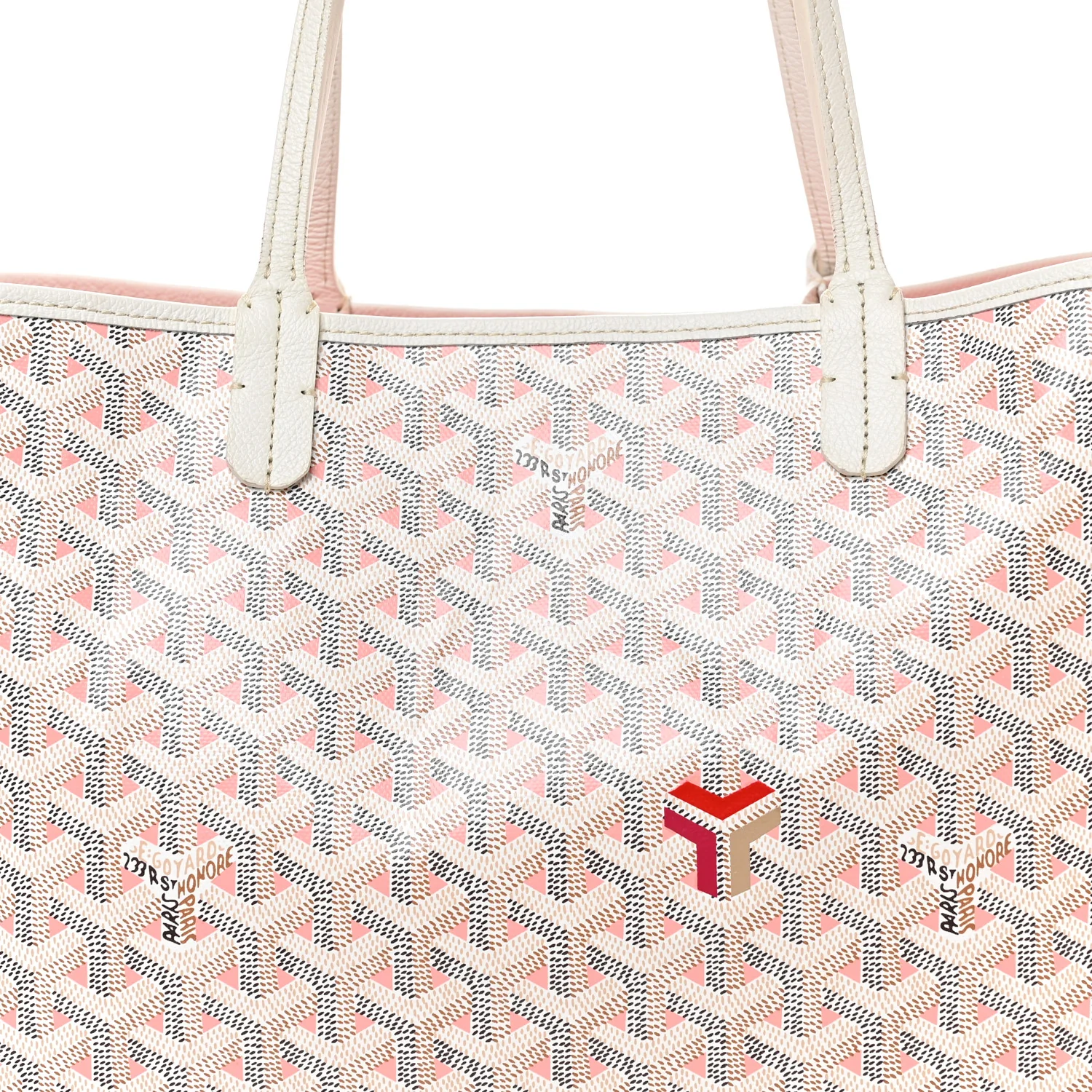 Goyardine Saint Louis Claire Voie PM White Pink - Top Club