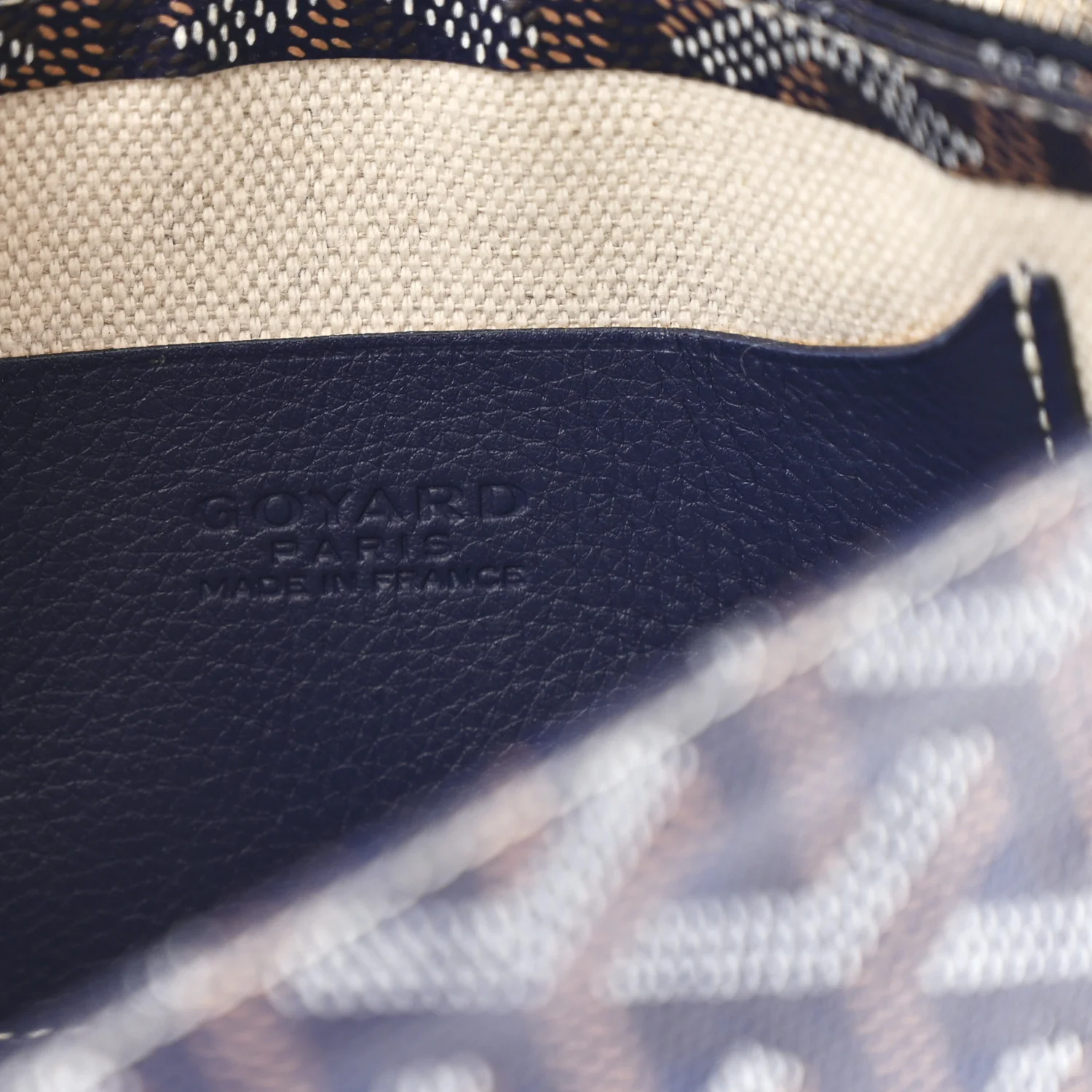 Goyardine Plumet Wallet Clutch Navy - Top Club