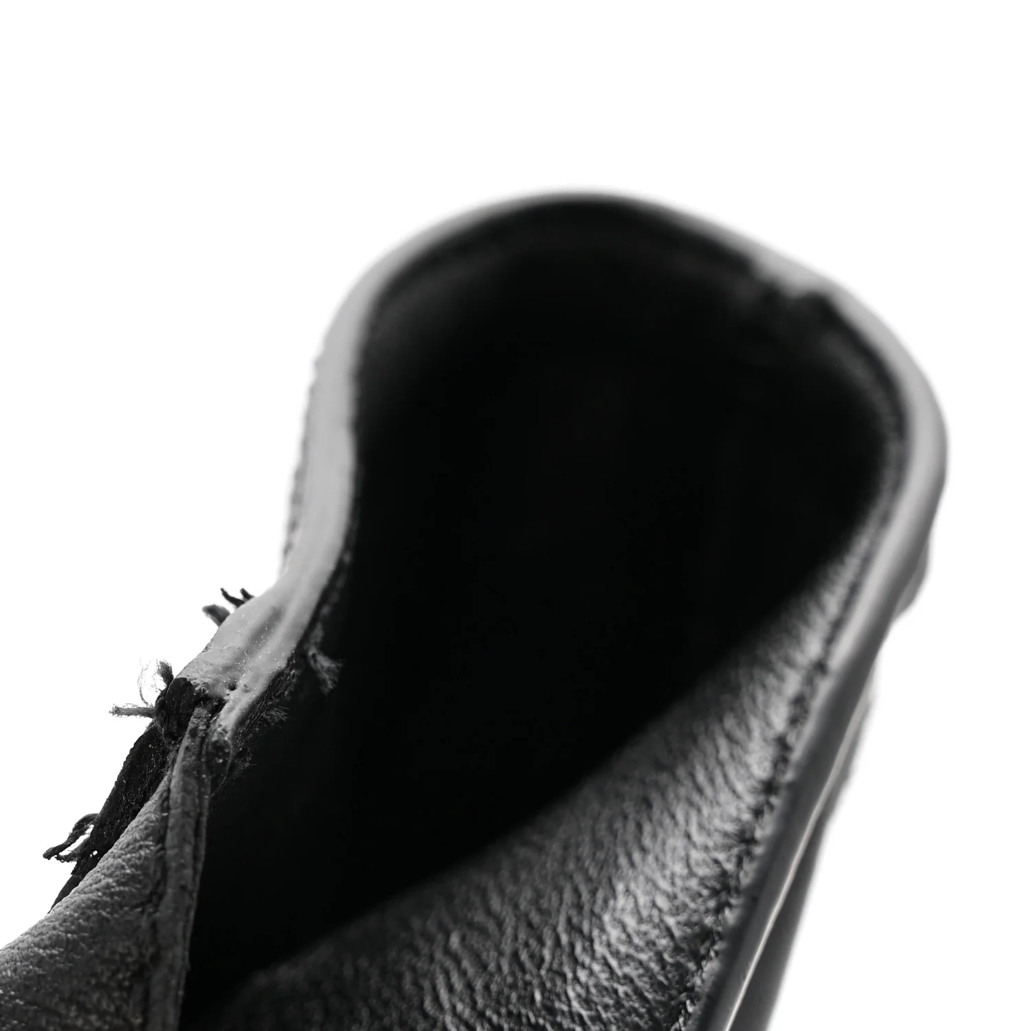Calfskin Studded Biker II Boots 36.5 Black - Top Club