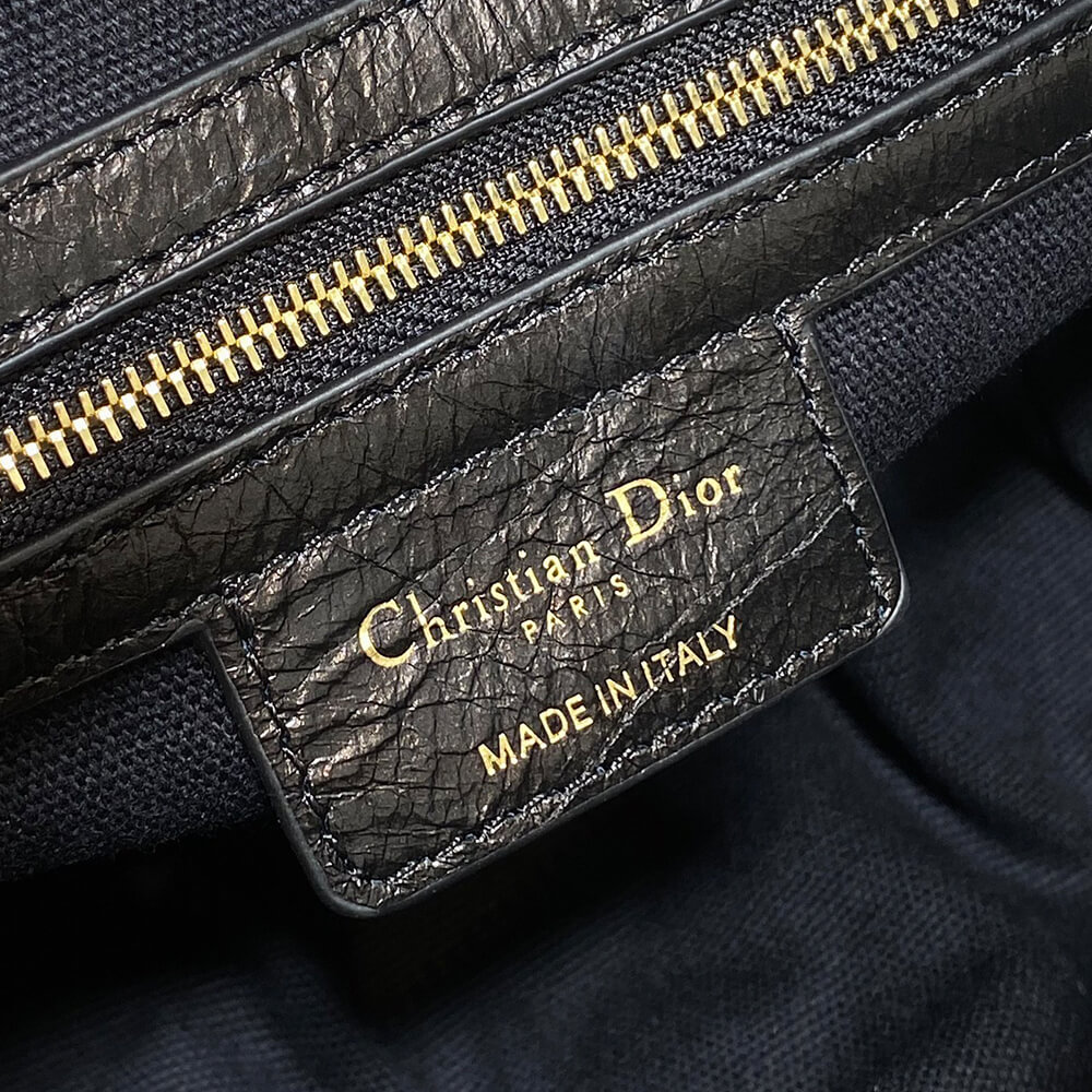 Small D-Journey Bag in Shiny Goatskin(HIGH-END GRADE) - Top Club