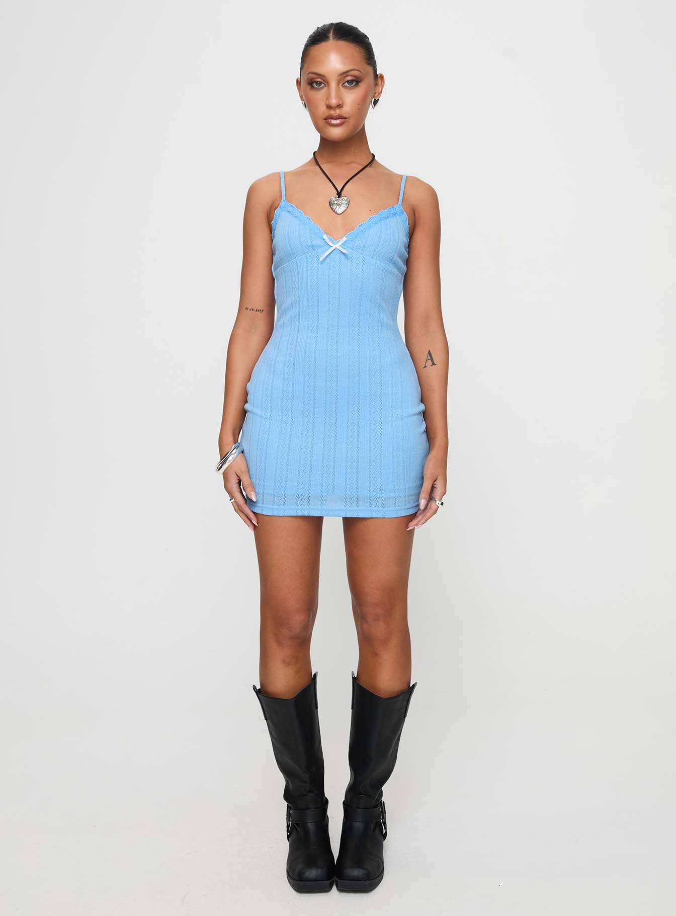 Susurrus Mini Dress Blue