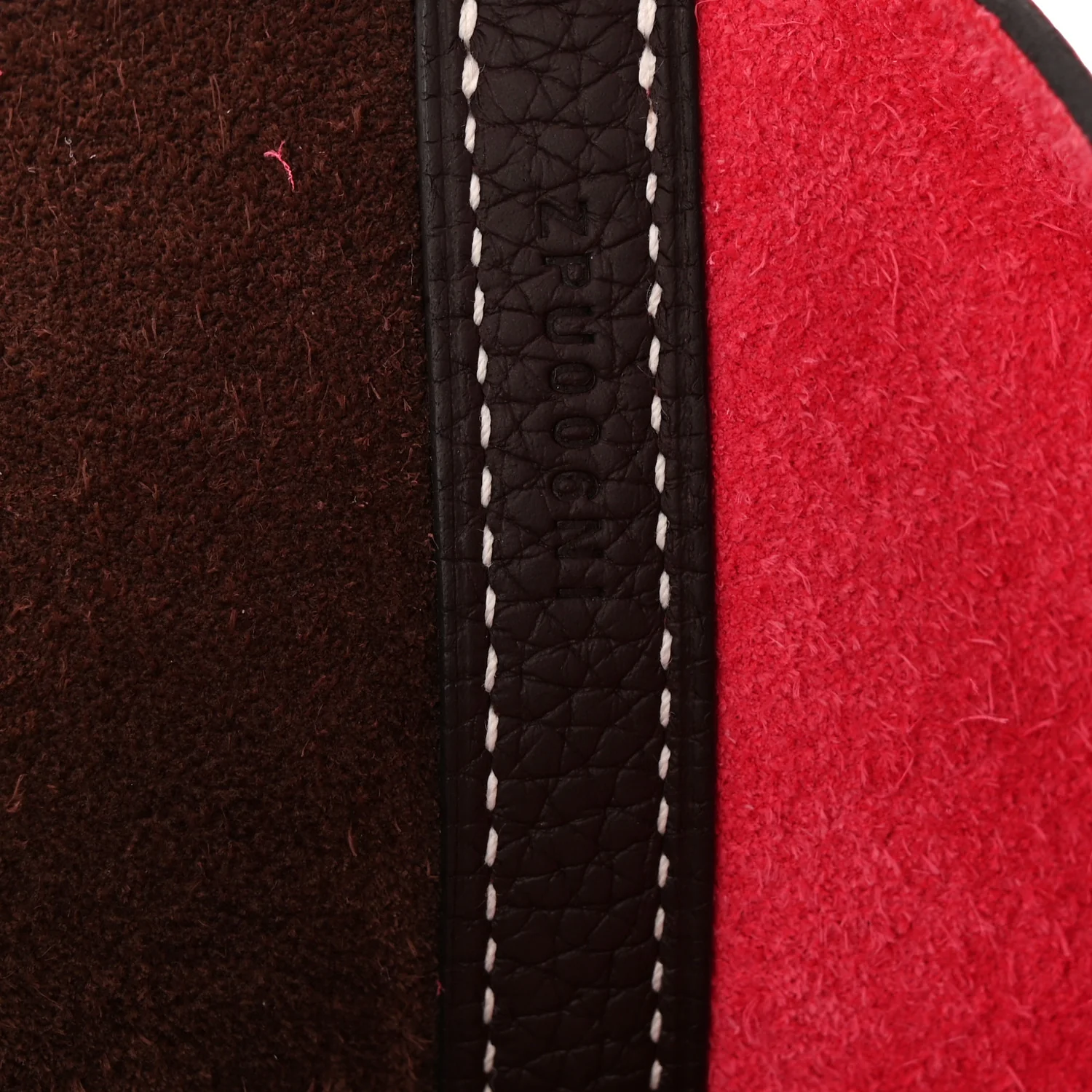 Taurillon Clemence Casaque Picotin Lock 18 PM Rouge Sellier Framboise - Top Club