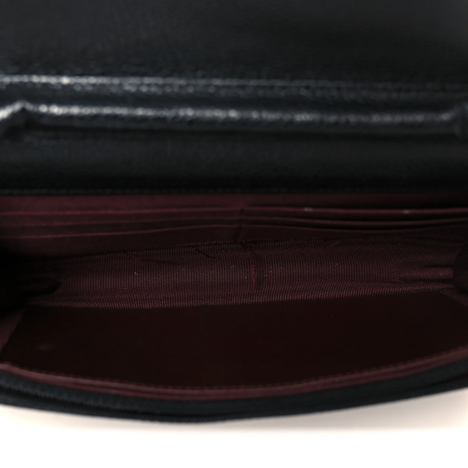 Caviar Quilted Wallet On Chain WOC Black - Top Club