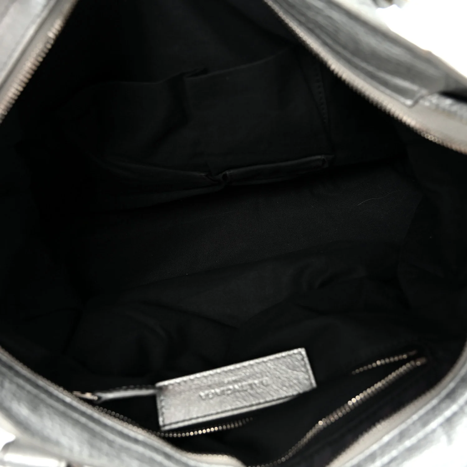 Metallic Agneau Giant 12 Silver Hardware City Gris Aluminum - Top Club