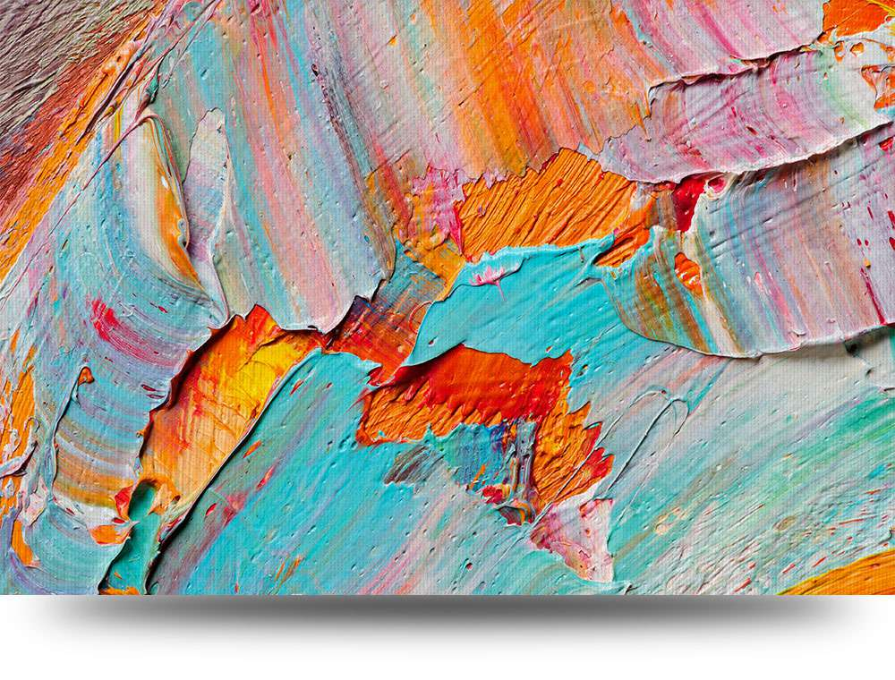 Canvas schilderij Verf 200 x 100 cm