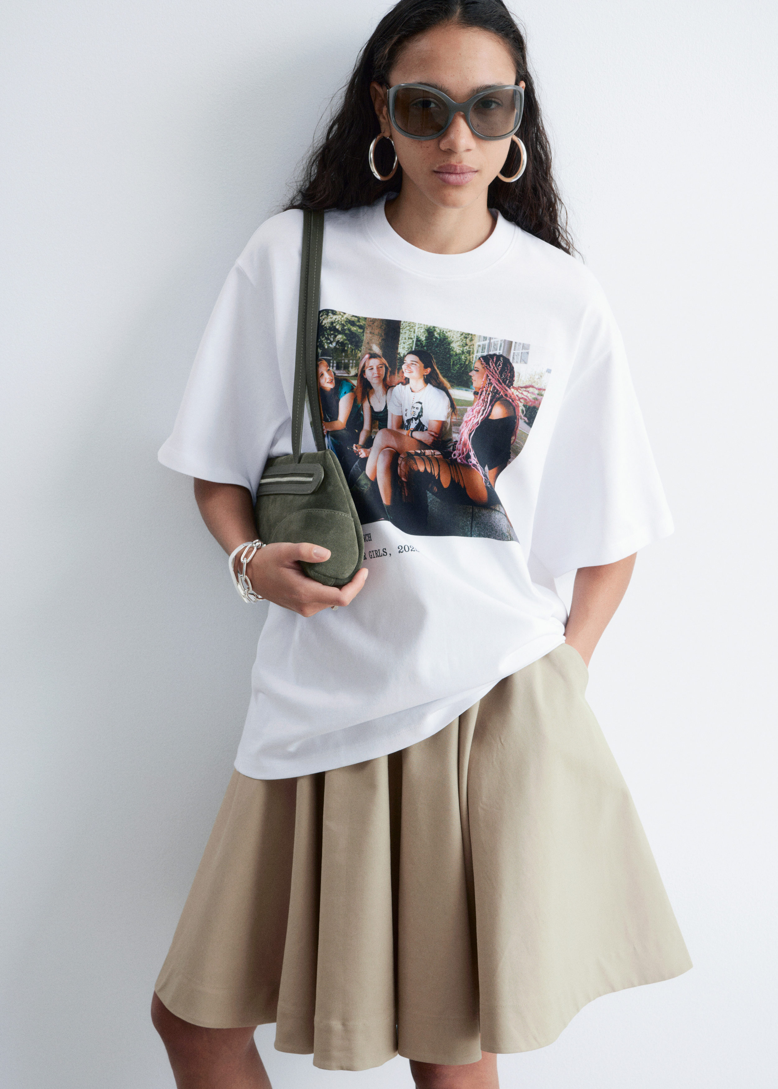 & Other Stories OVERSIZED PRINT T-SHIRT