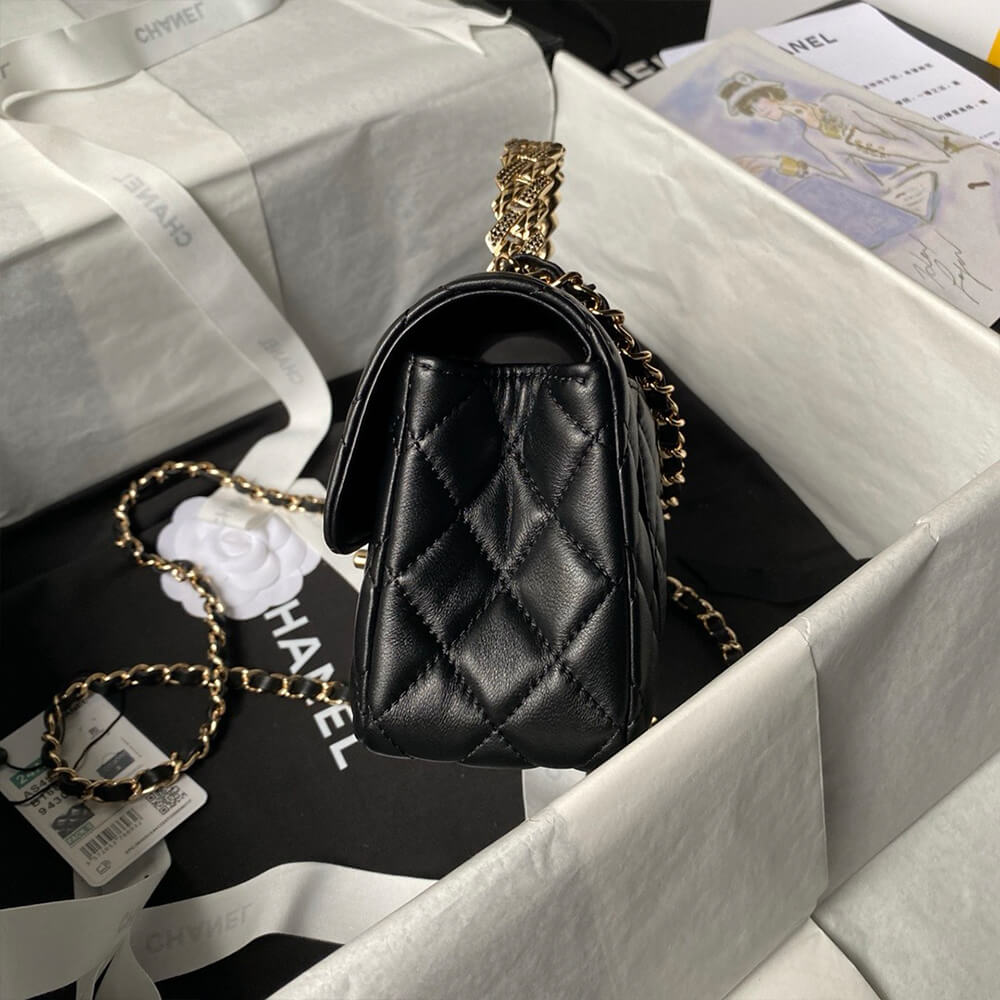 CHANEL Mini Flap Bag with Top Handle - Top Club