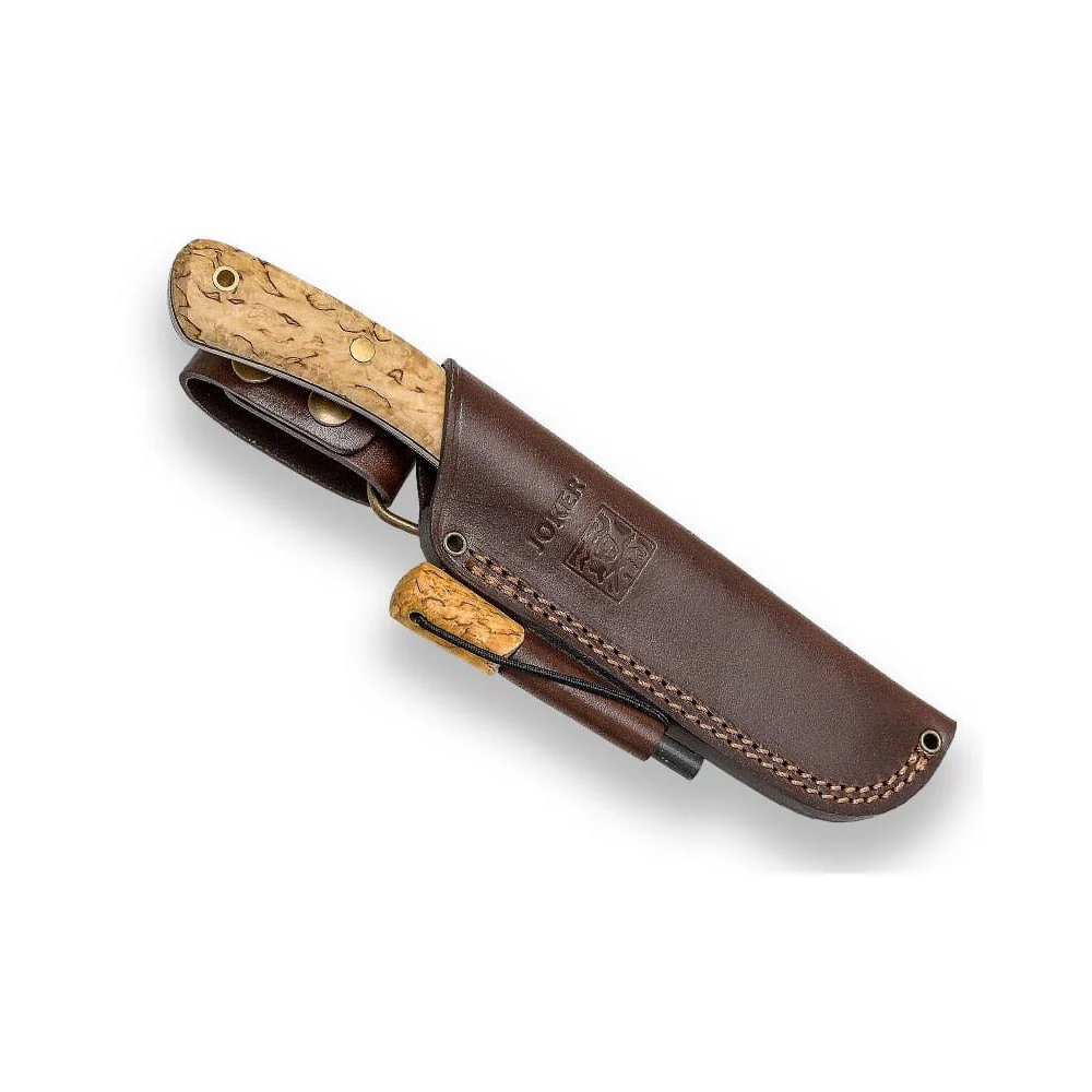 Joker Nessmuk S curly birch with ferrocerium - Survival and buschcraft knife