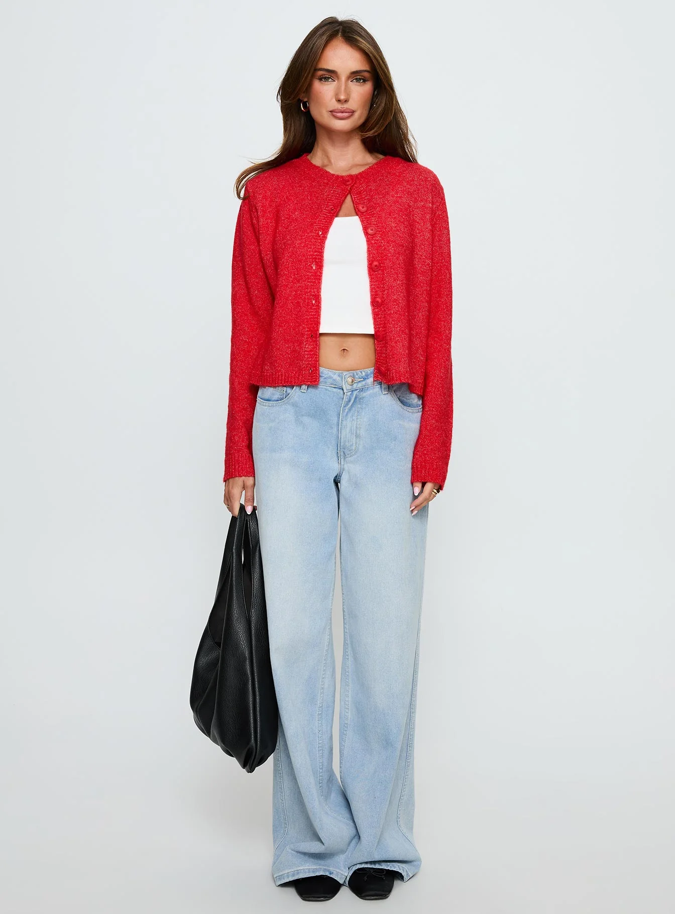 Denmark Cardigan Red