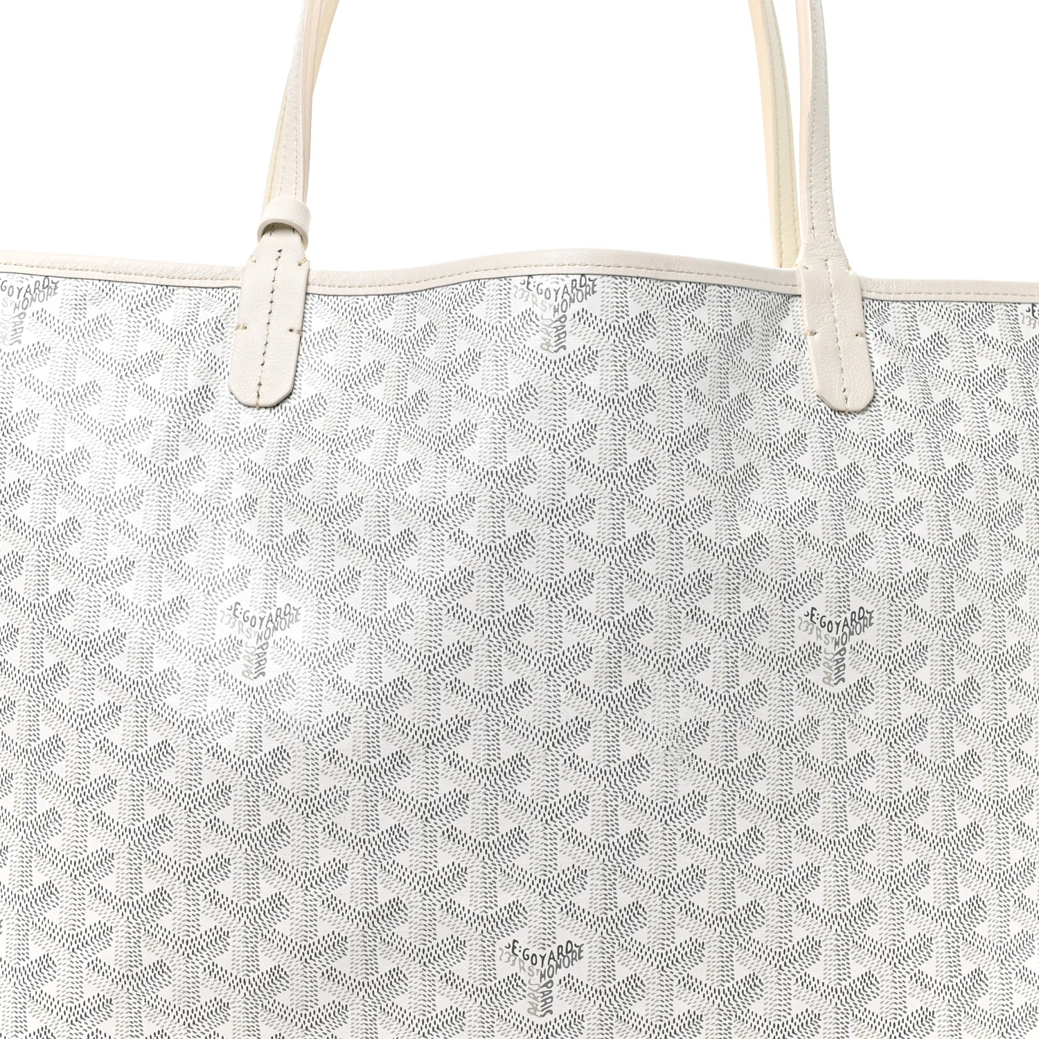 X PEANUTS Goyardine Reversible Anjou GM White - Top Club