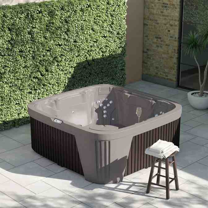 Aquarest Spas Powered by Jacuzzi Pumps 6 - Person 45 - Jet Square Plug And Play Hot Tub With Ozonator