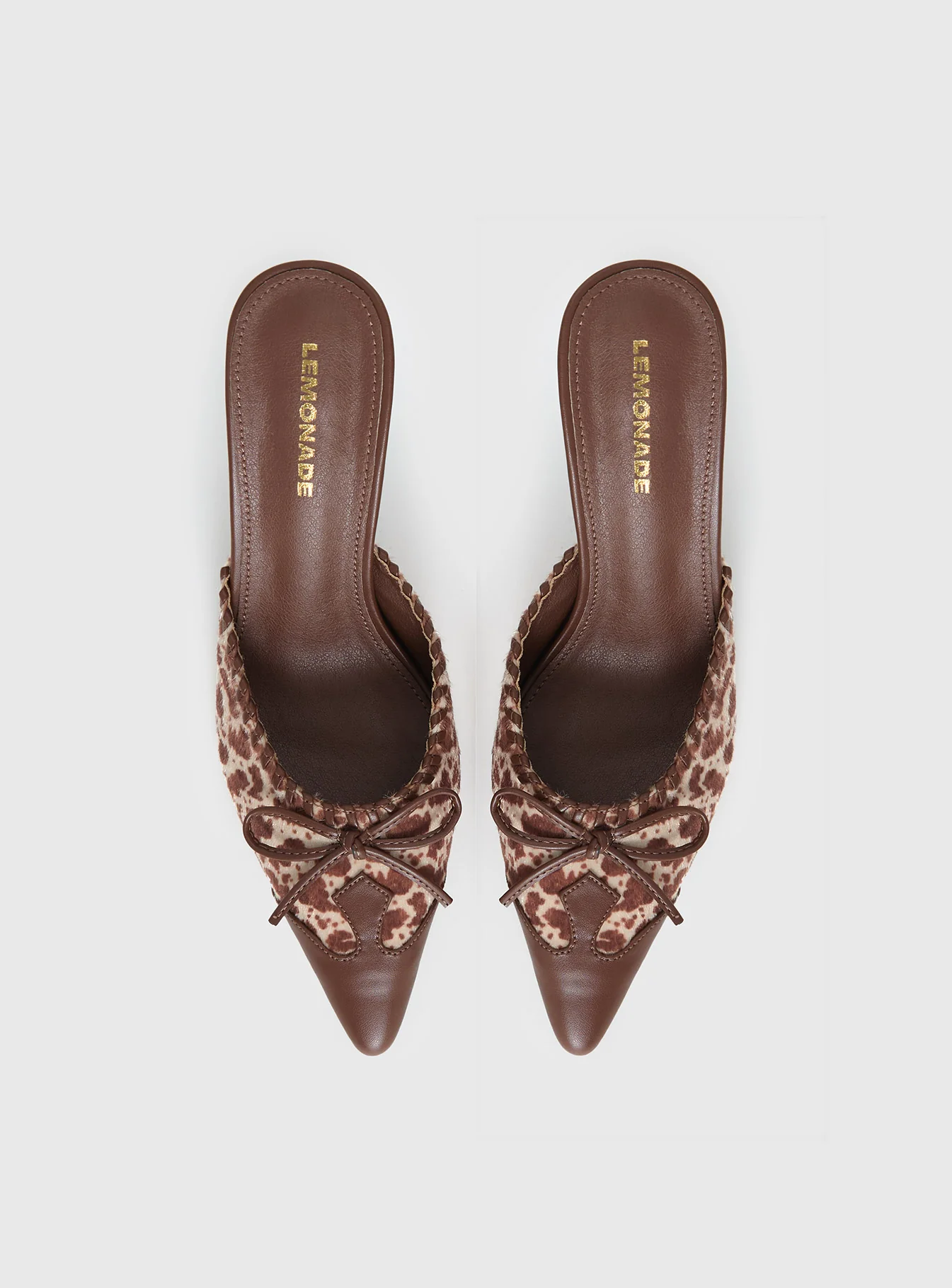 Boardroom Pointed Toe Heels Caramel Cow