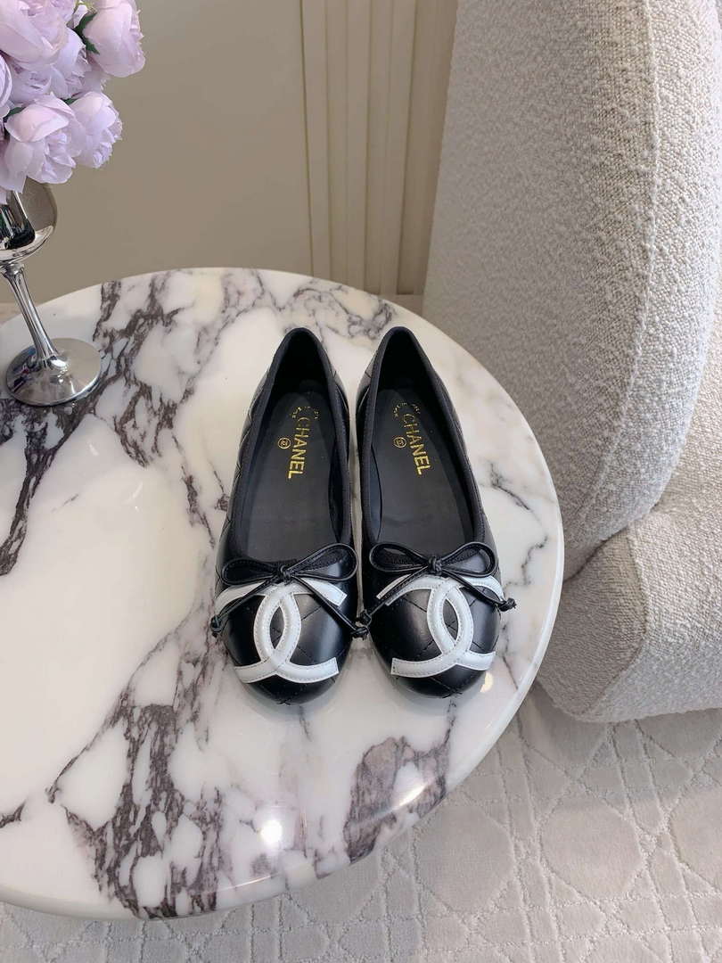 Chanel Women's Classic second-hand Kang Peng shoes flat shoes C93451 - Sneaker Replica Workshop