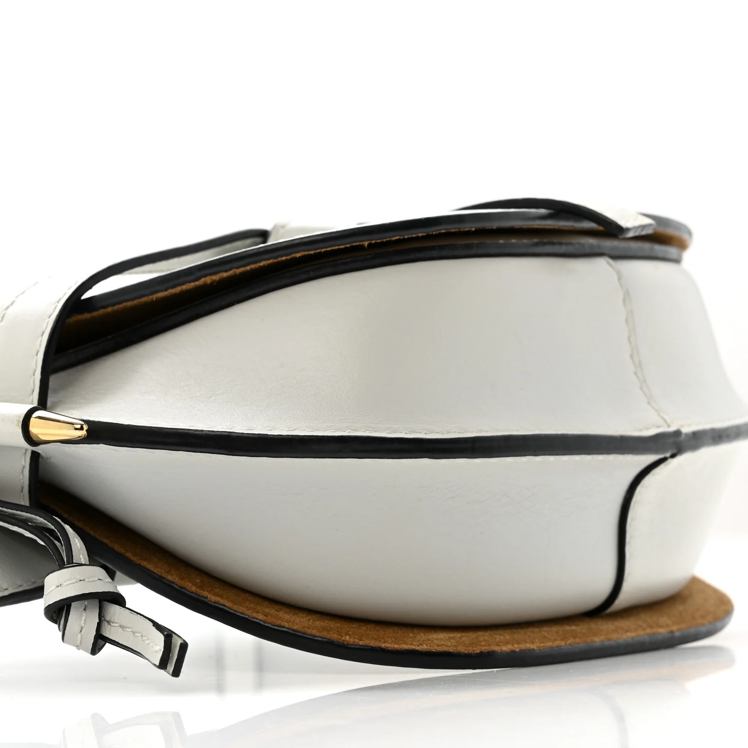 Calfskin Mini Gate Belt Bag Kaolin - Top Club
