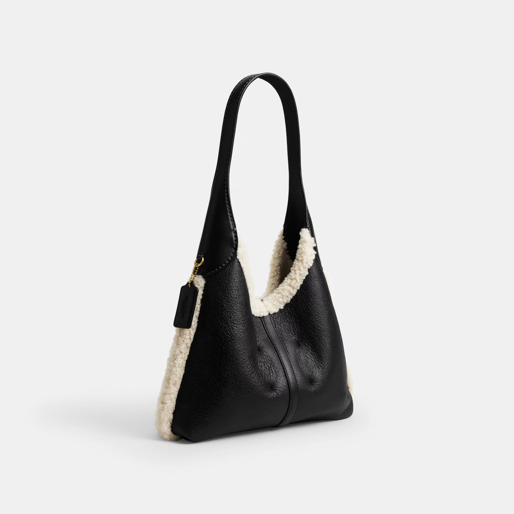 COACH BROOKLYN SHOULDER BAG 28 IN SHEARLING